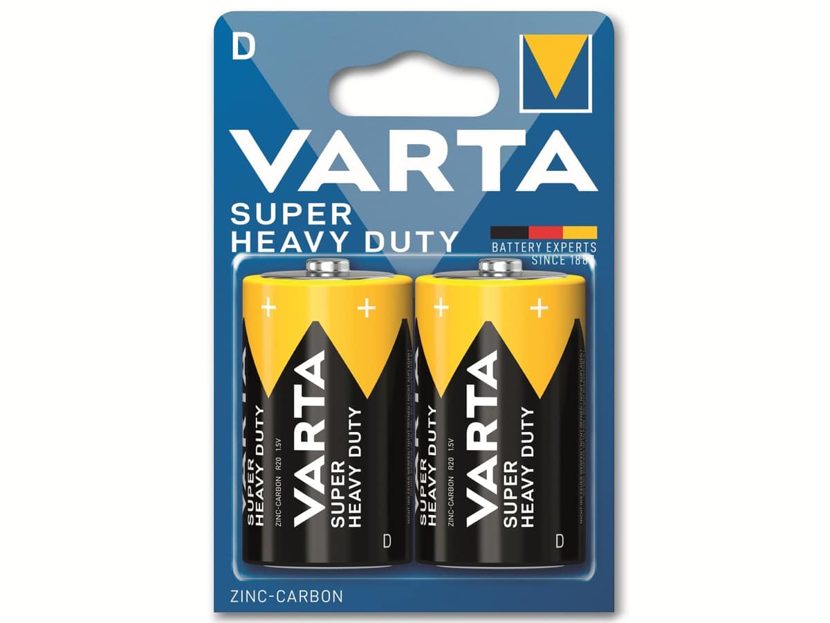 Varta Batterie Zink Kohle Mono D R V Superlife St Ck