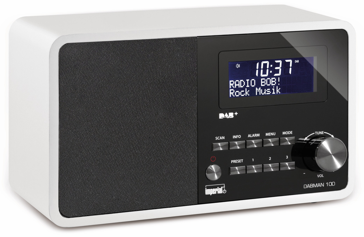 DAB Radio IMPERIAL DABMAN 100, weiß Pollin.de