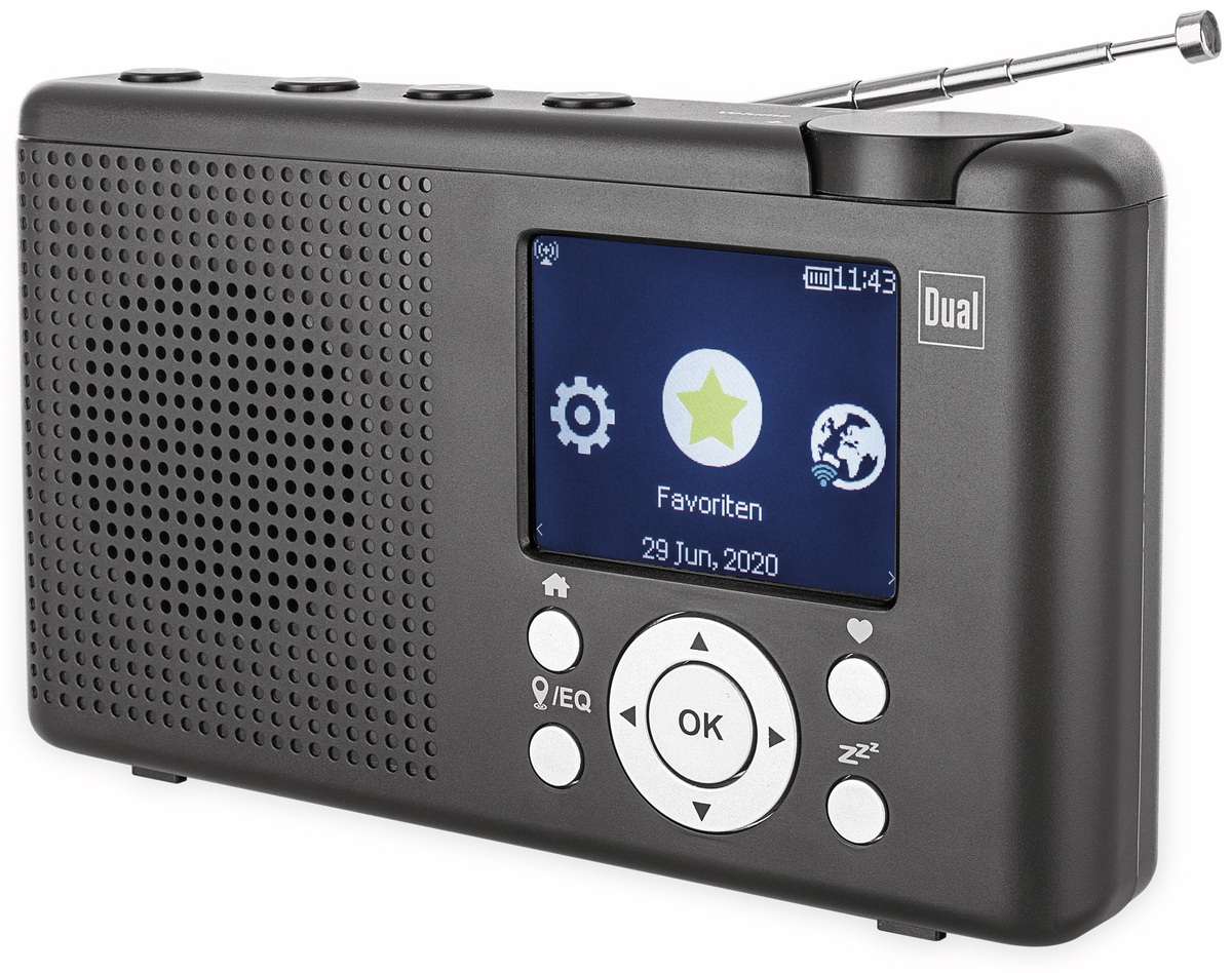 DAB+ Radio DUAL MCR 200, Schwarz Online Kaufen | Pollin.de