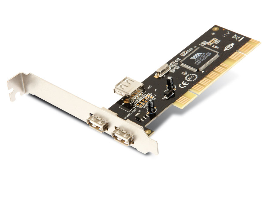 USB 2.0 PCI-Karte, 3-Port online kaufen | Pollin.de