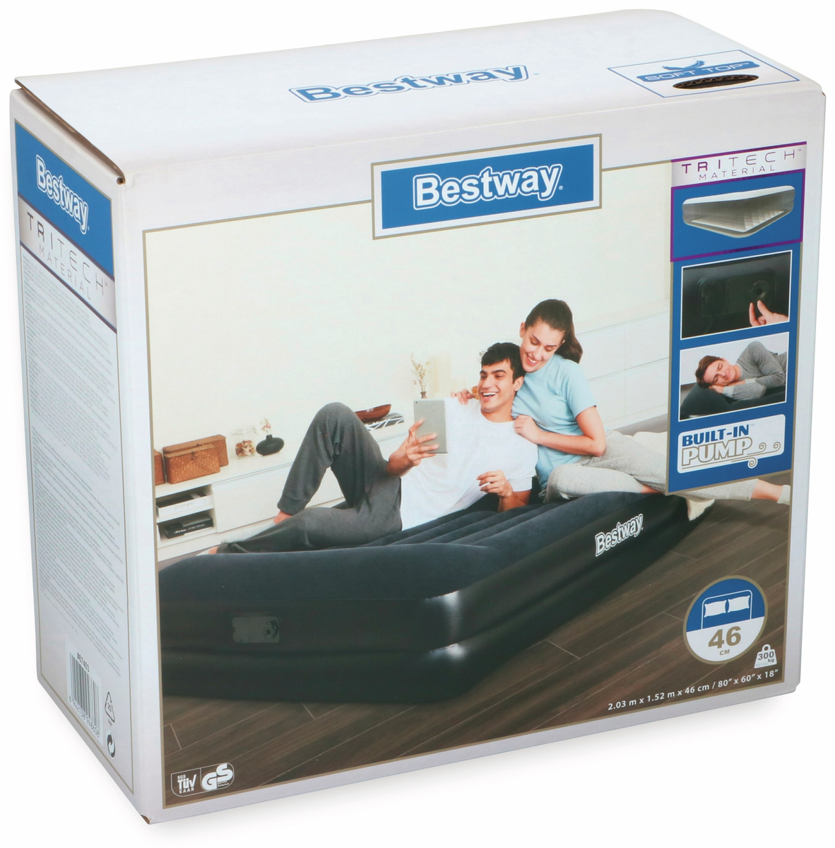 Luftmatratze BESTWAY, 191x137x22cm, PVC online kaufen Pollin.de