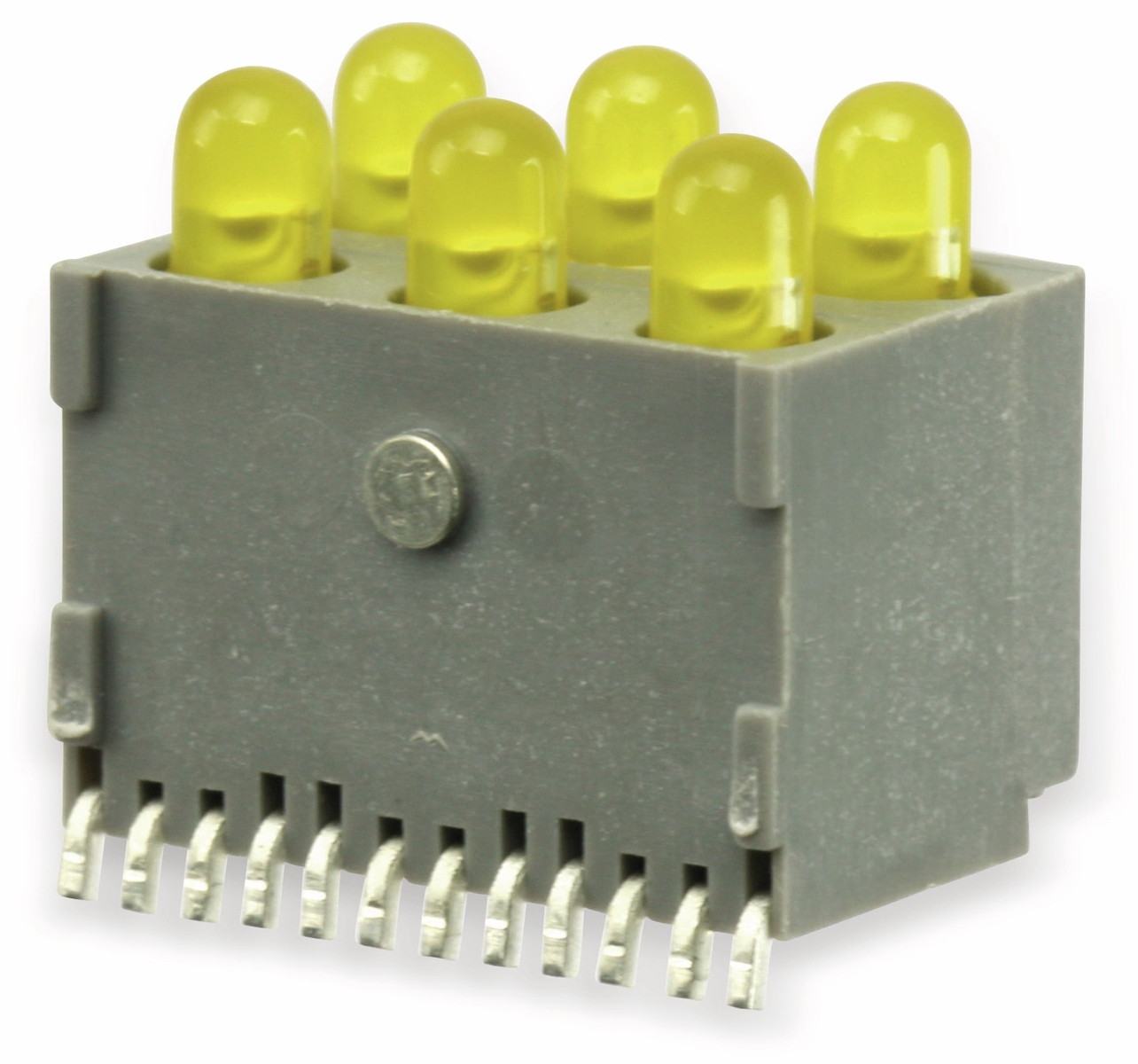 Gesockelte LED, 6-fach, gelb, SMD, 90° | Pollin.de