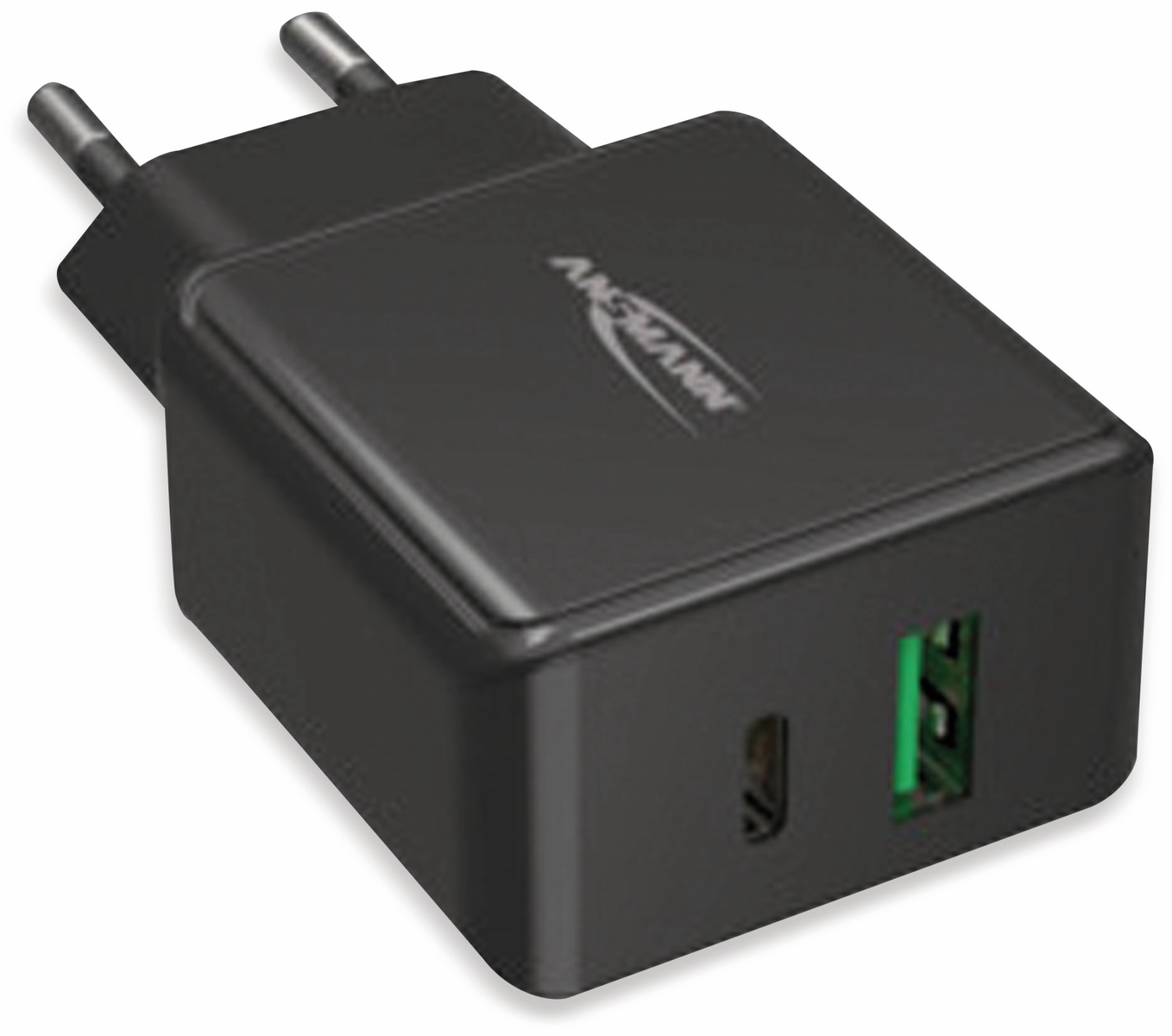 USB-Ladegerät ANSMANN HomeCharger HC218PD, 5 - 12V, 3000 MA, Schwarz ...