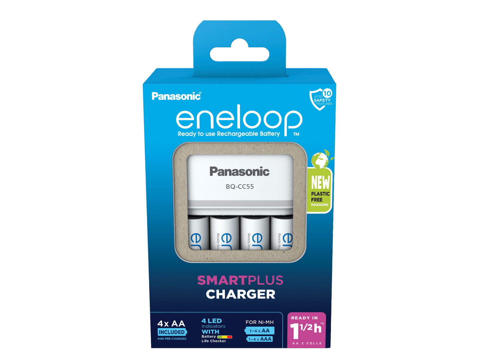 Panasonic Eneloop Universal Ladeger T Bq Cc X Mignon Akku