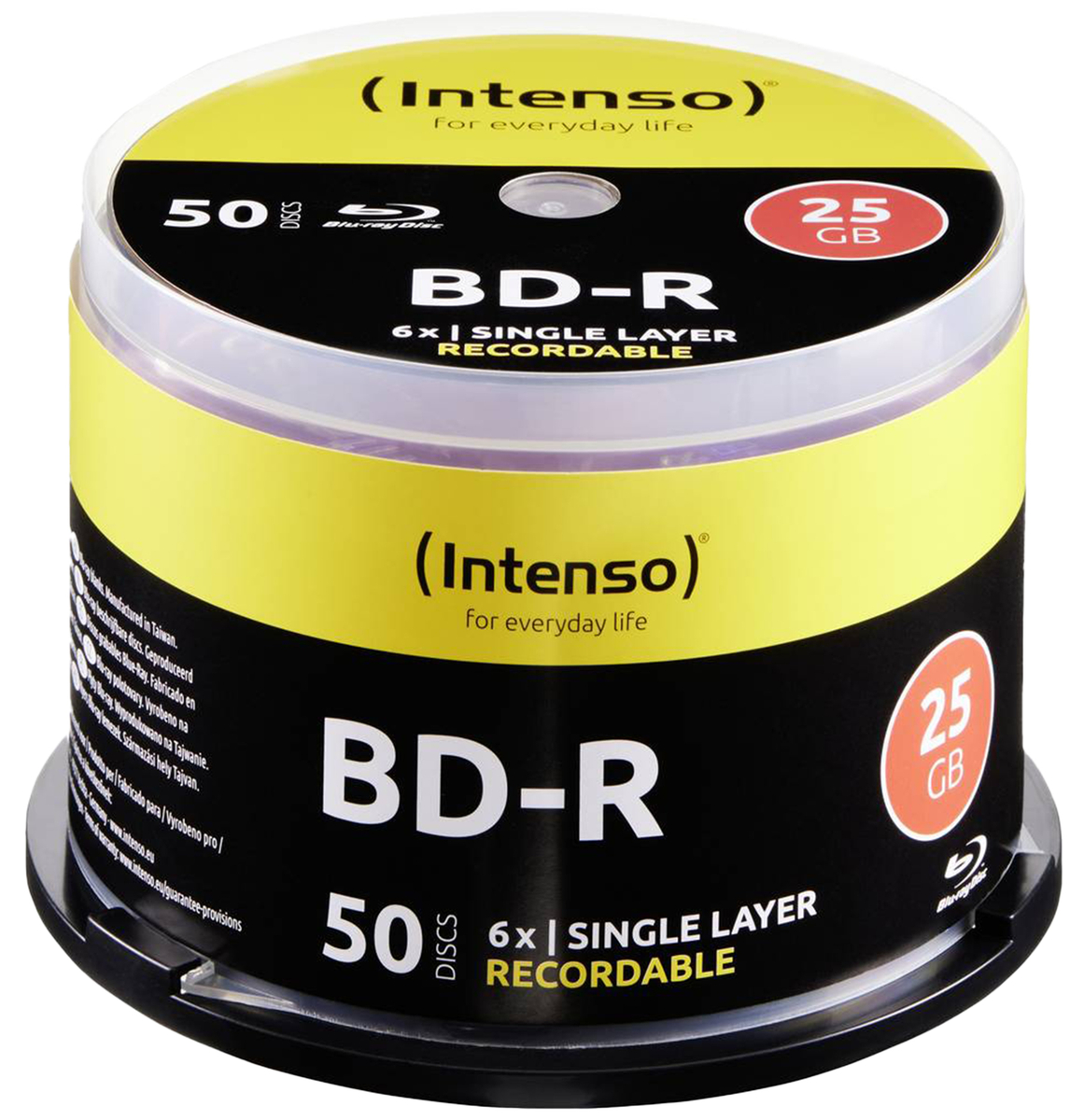 INTENSO BluRay 50er Spindel 6x 25GB