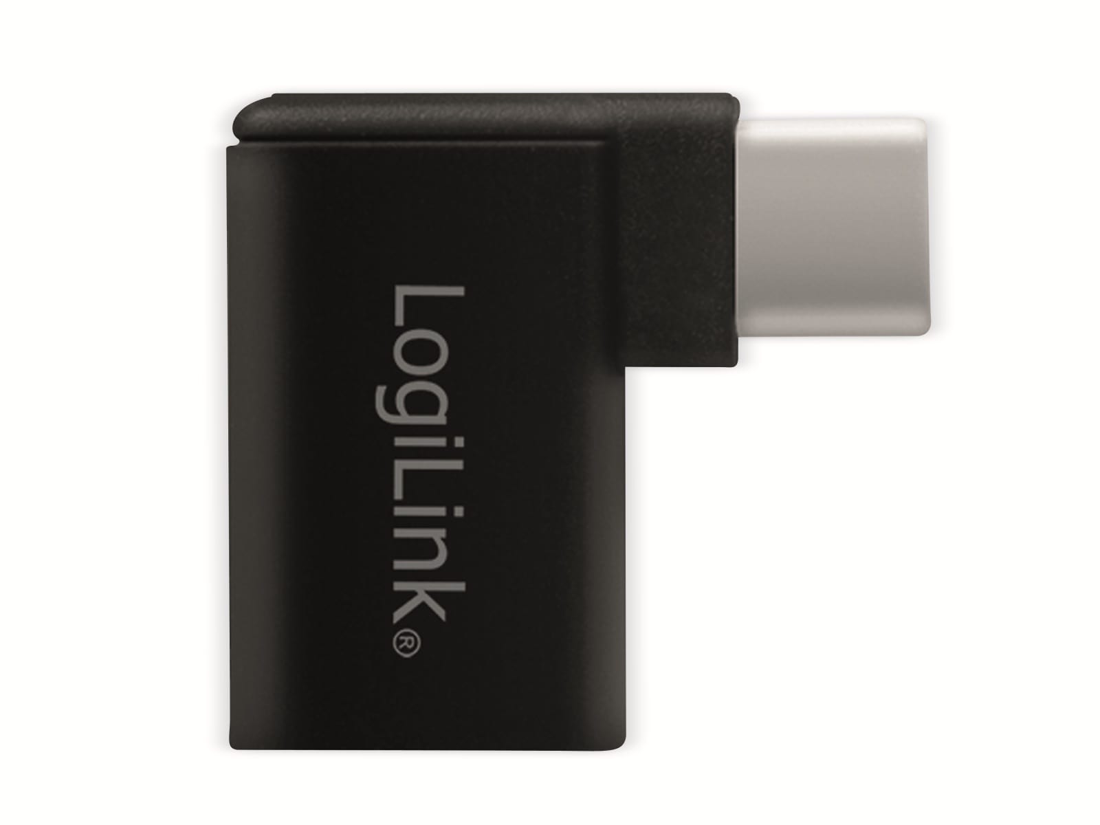 LOGILINK USB-Adapter AU0055, schwarz, USB-C auf USB-A, 90° gewinkelt