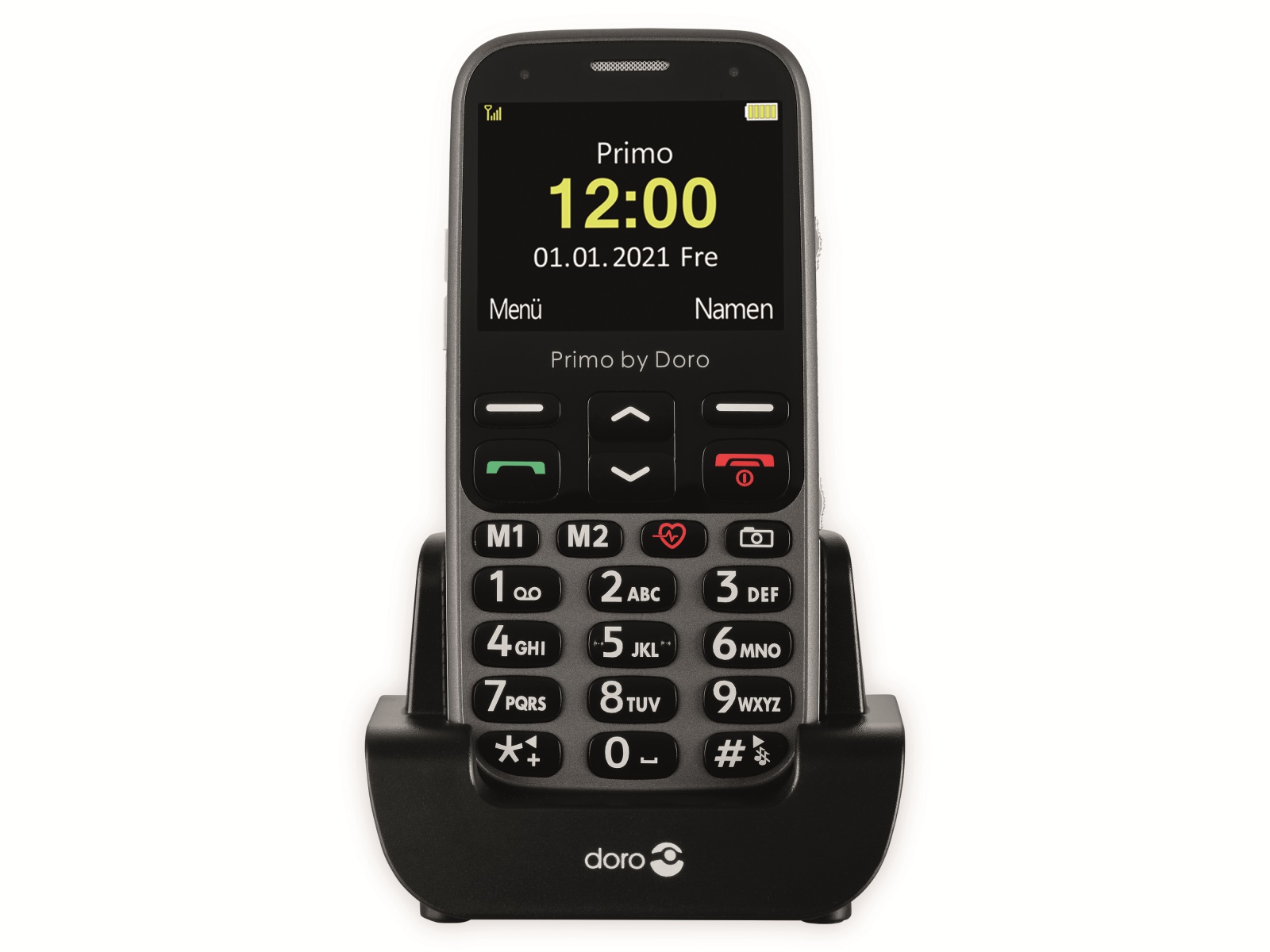 Doro Handy Primo 368, schwarz