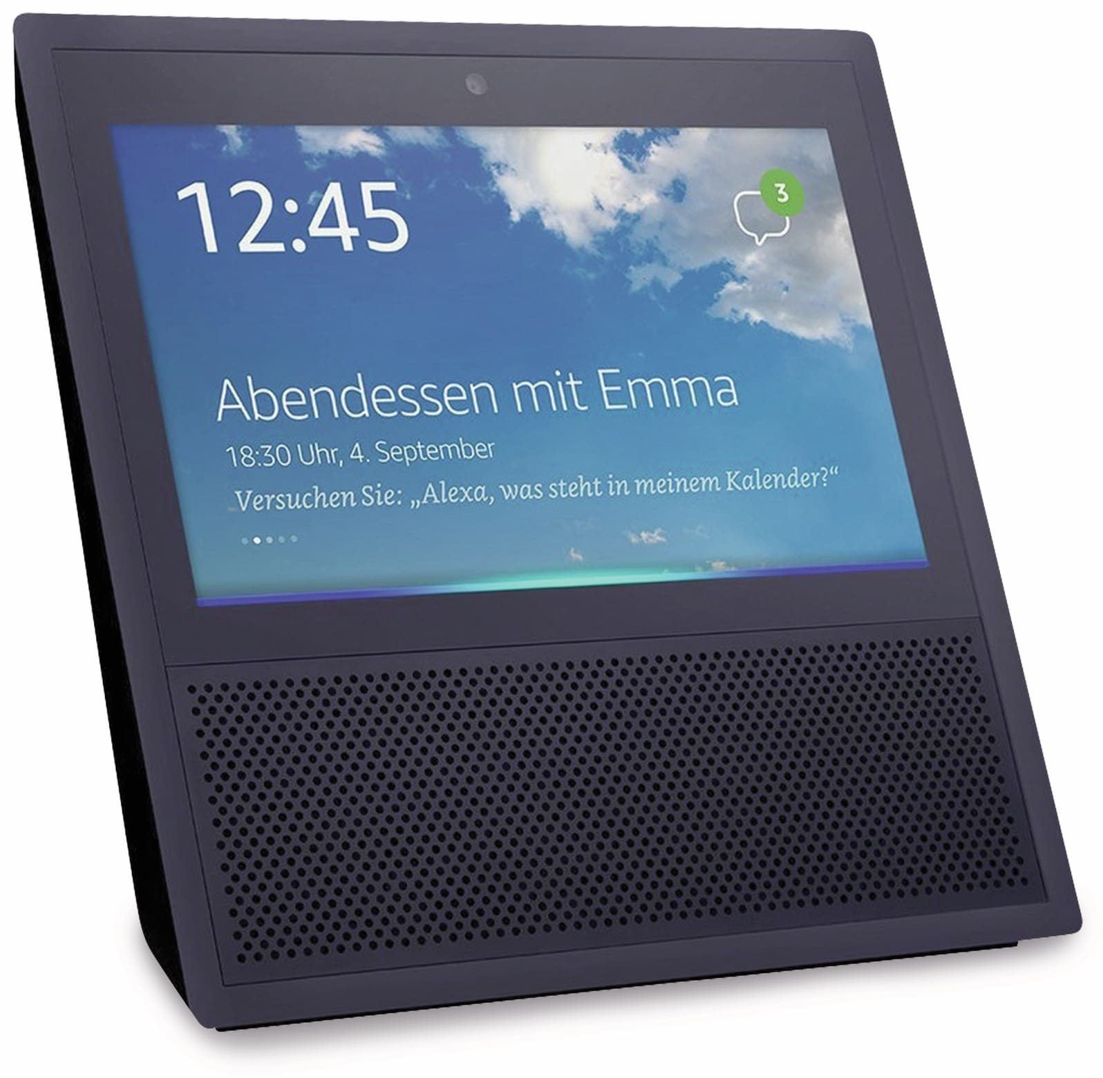 Sprachassistent AMAZON Echo Show, schwarz