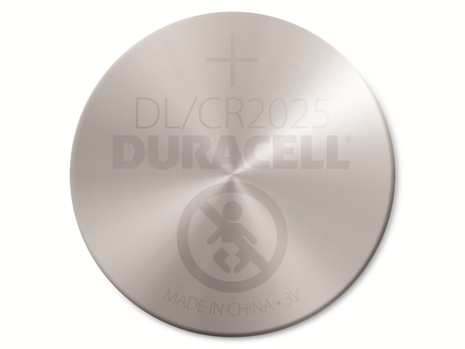 DURACELL Lithium-Knopfzelle CR2025, 3V, Electronics, 2 Stück