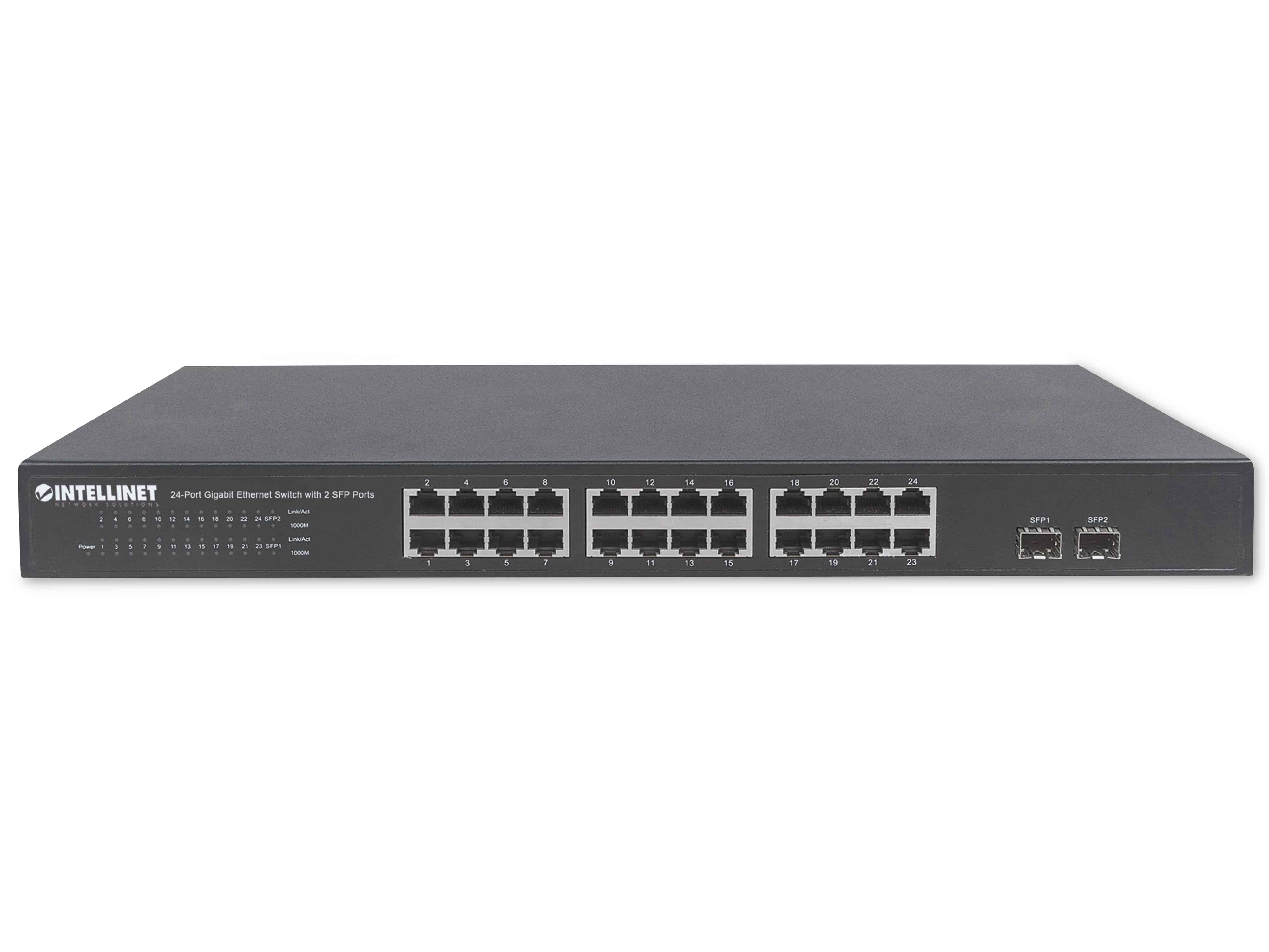 INTELLINET Ethernet Switch 561044 24-Port Gigabit