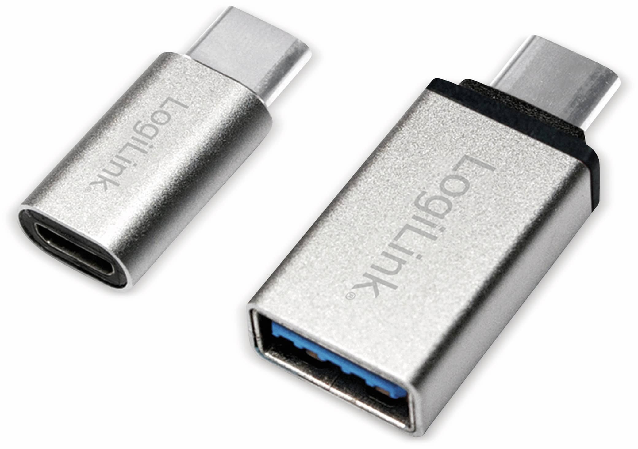 LOGILINK USB-Adapter Set, USB-C/USB-A + USB-C/Micro-USB