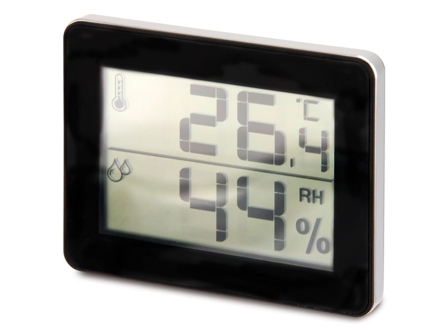 TFA Digitales Thermo-Hygrometer 30.5027.01, schwarz