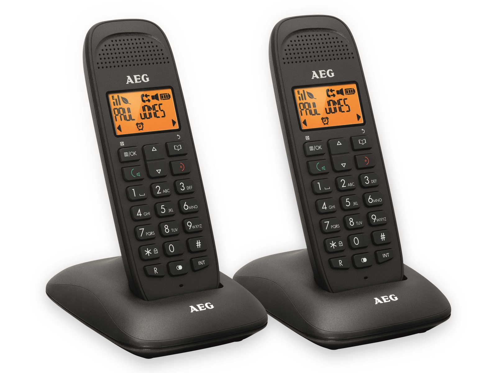 AEG DECT-Telefon VOXTEL D85 TWIN, 2 Mobilteile