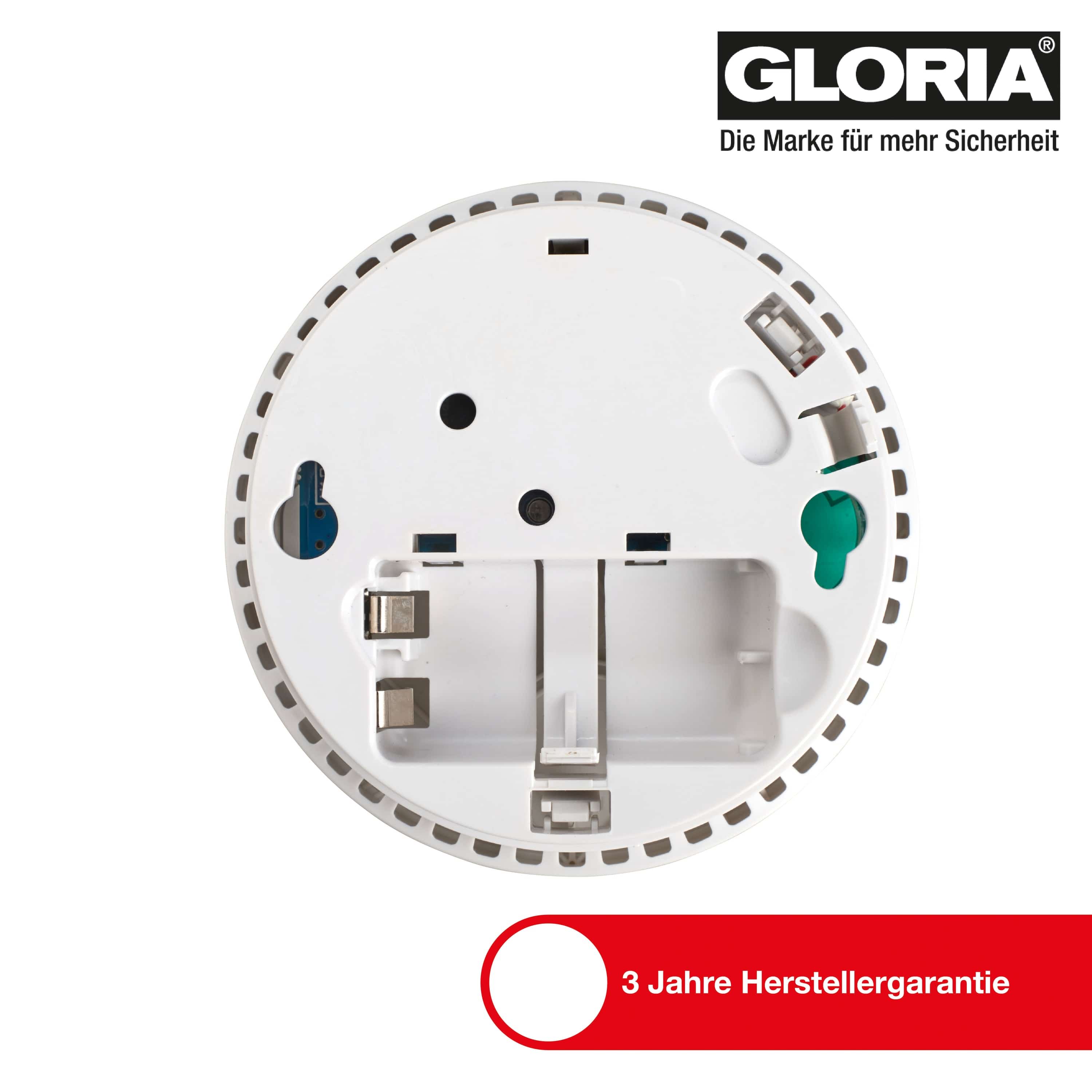 GLORIA Rauchmelder R-1, mit Stummschalt-Taste