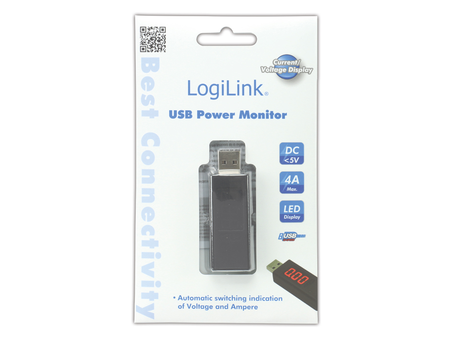 LogiLink USB-Leistungsmessgerät, 1x USB, PA0067