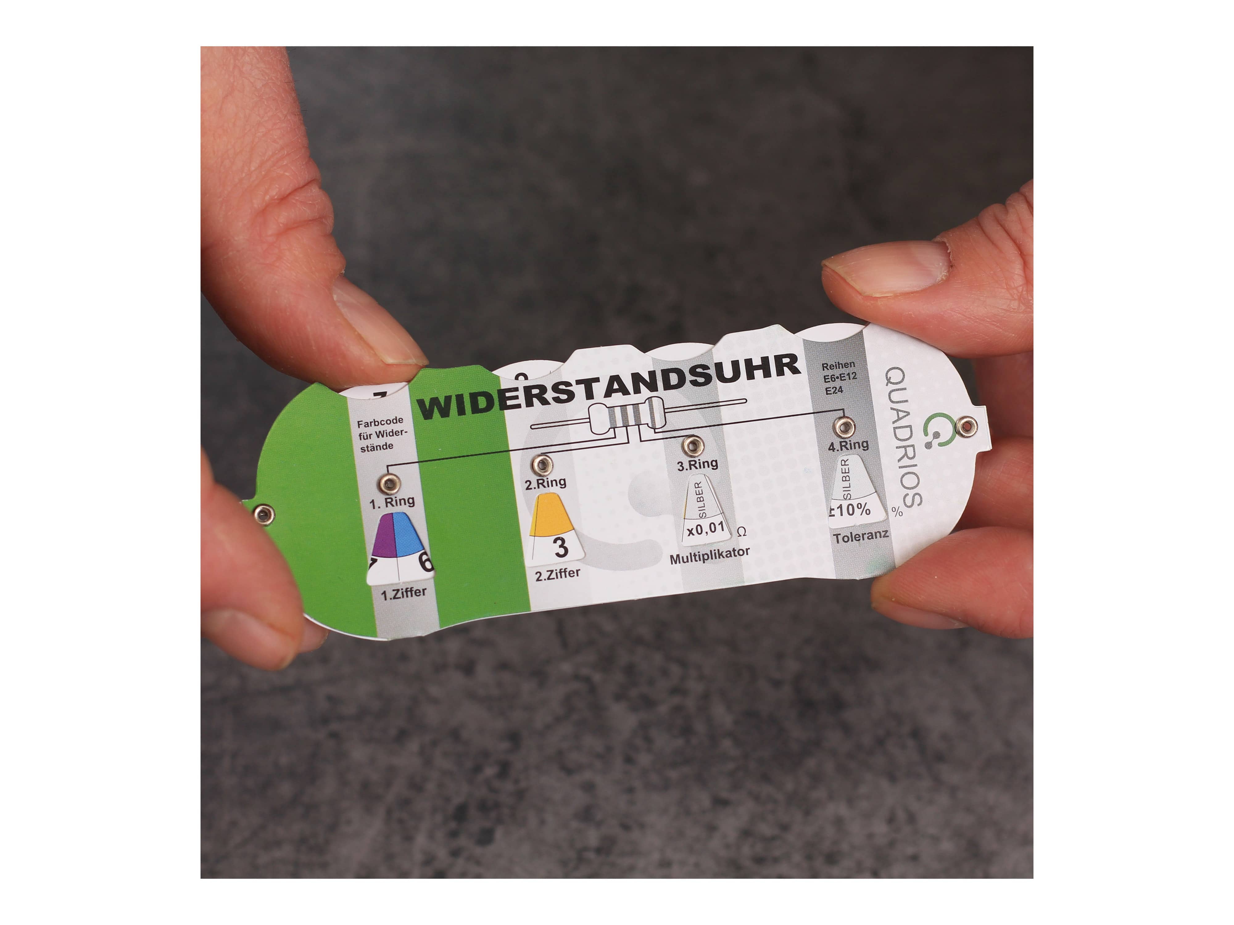 QUADRIOS Metallschicht-Widerstand, 23P129, 1 Ω-1 MΩ, 1 %, 0,25 W, 2000 St.