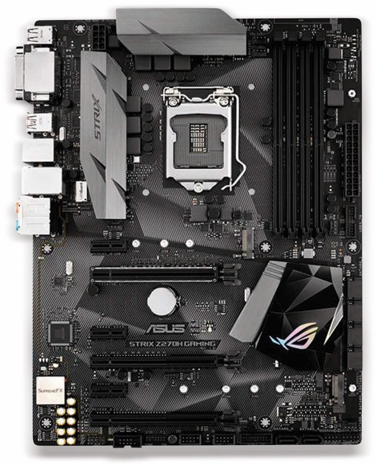 Mainboard ASUS ROG Strix Z270H Gaming, LGA1151, 5-Wege-Optimierung