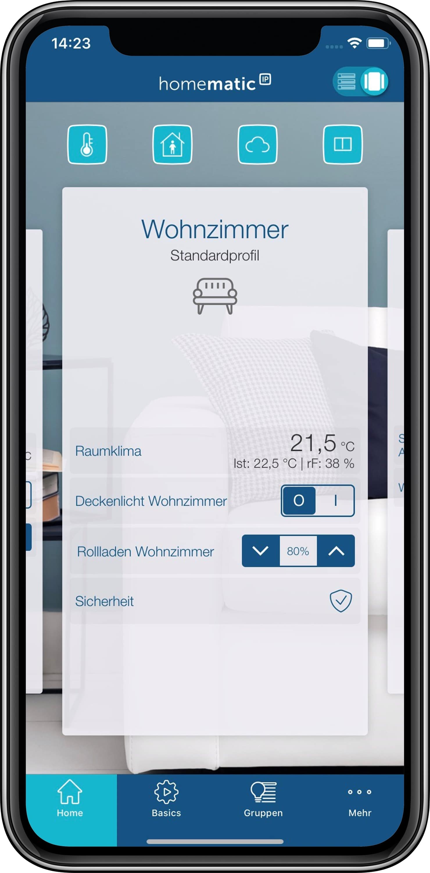 HOMEMATIC IP 157857A0, Fenster- und Türkontakt, optisch, 4 Stück