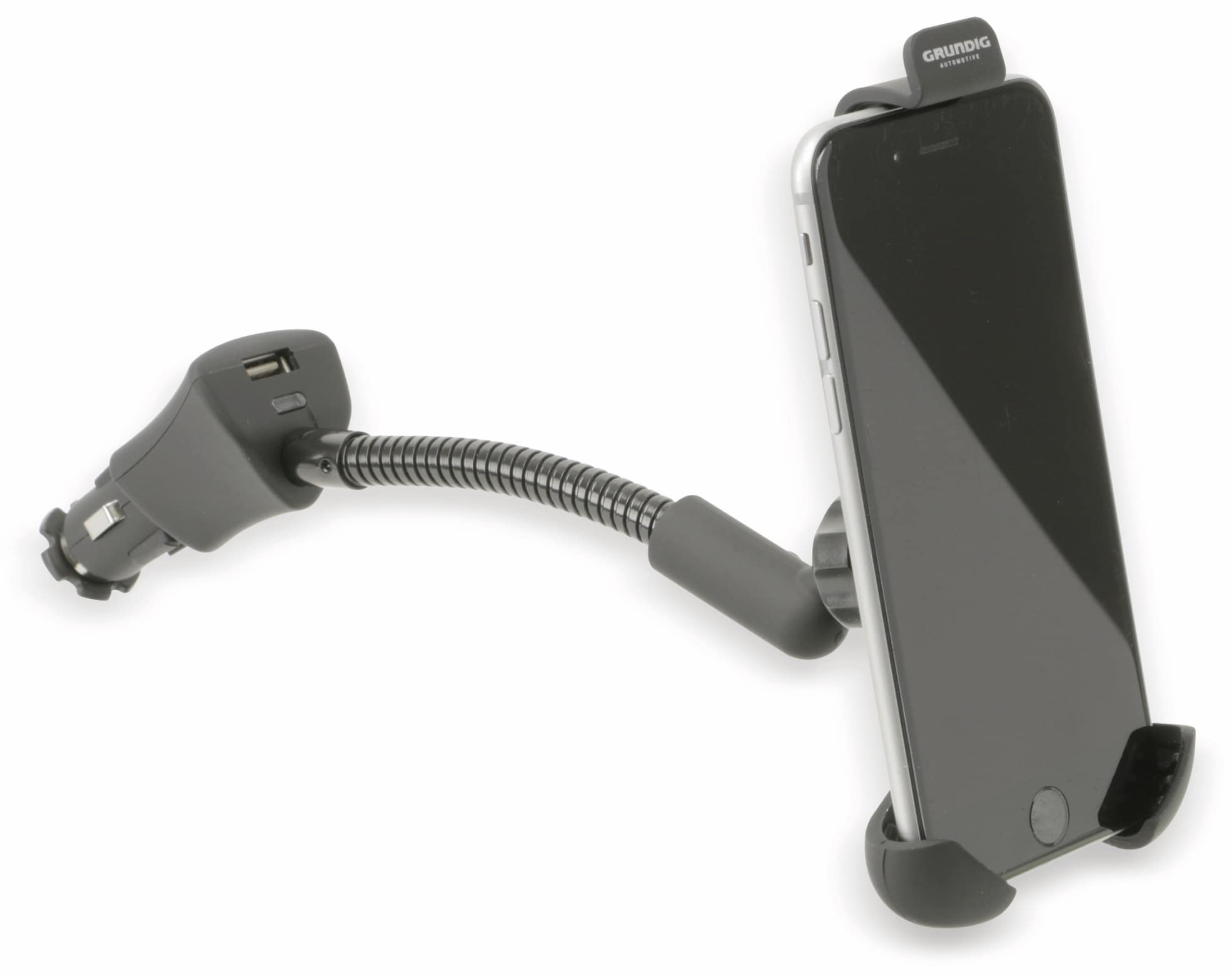 GRUNDIG Smartphonehalter KFZ-Lader, schwarz