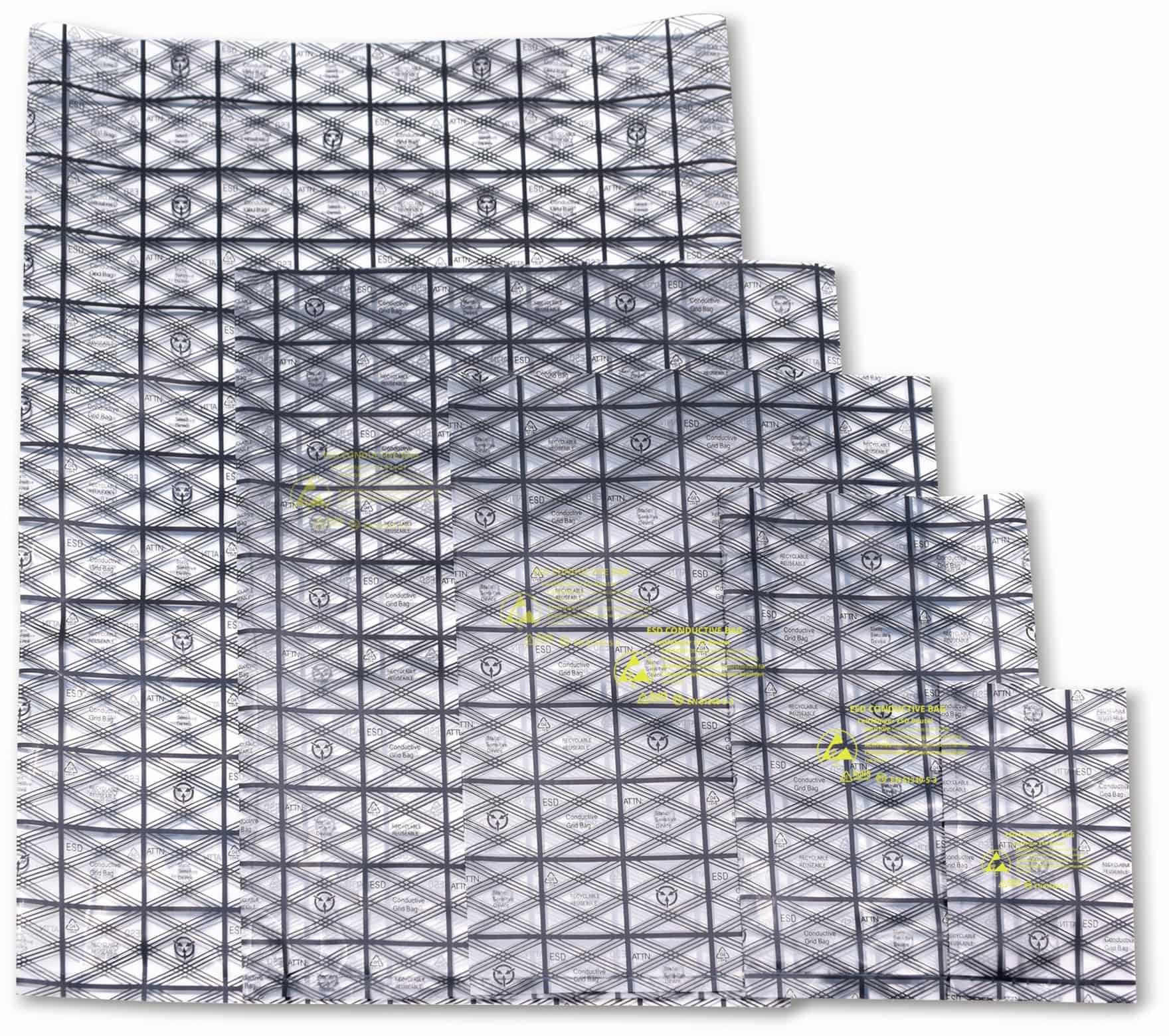 QUADRIOS, 1903EC110, ESD Beutel leitfähig, 300 x 400 mm, 10 St