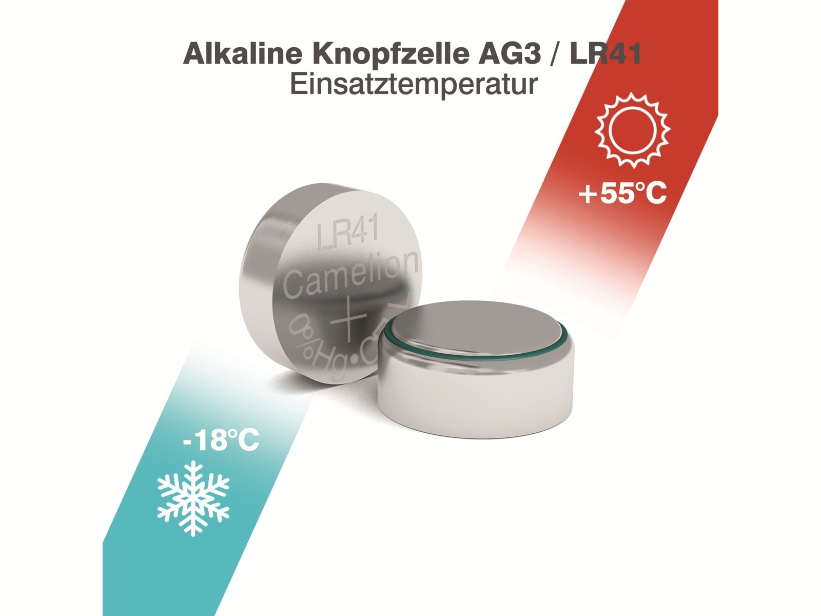 CAMELION Knopfzelle AG3, 2 St.