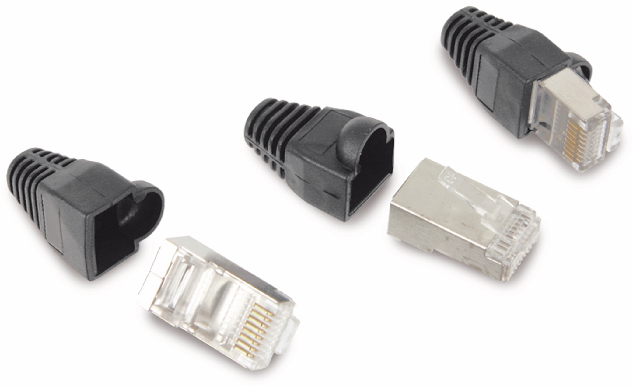 LOGILINK CAT.5 RJ45-Stecker, grau, 100 Stück