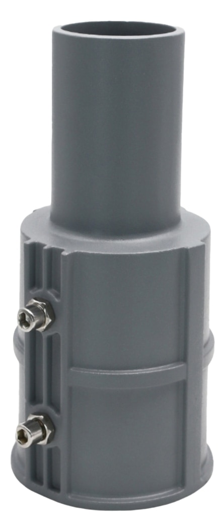 ENOVALITE Straßenleuchten Adapter, 80 zu 60 mm, grau