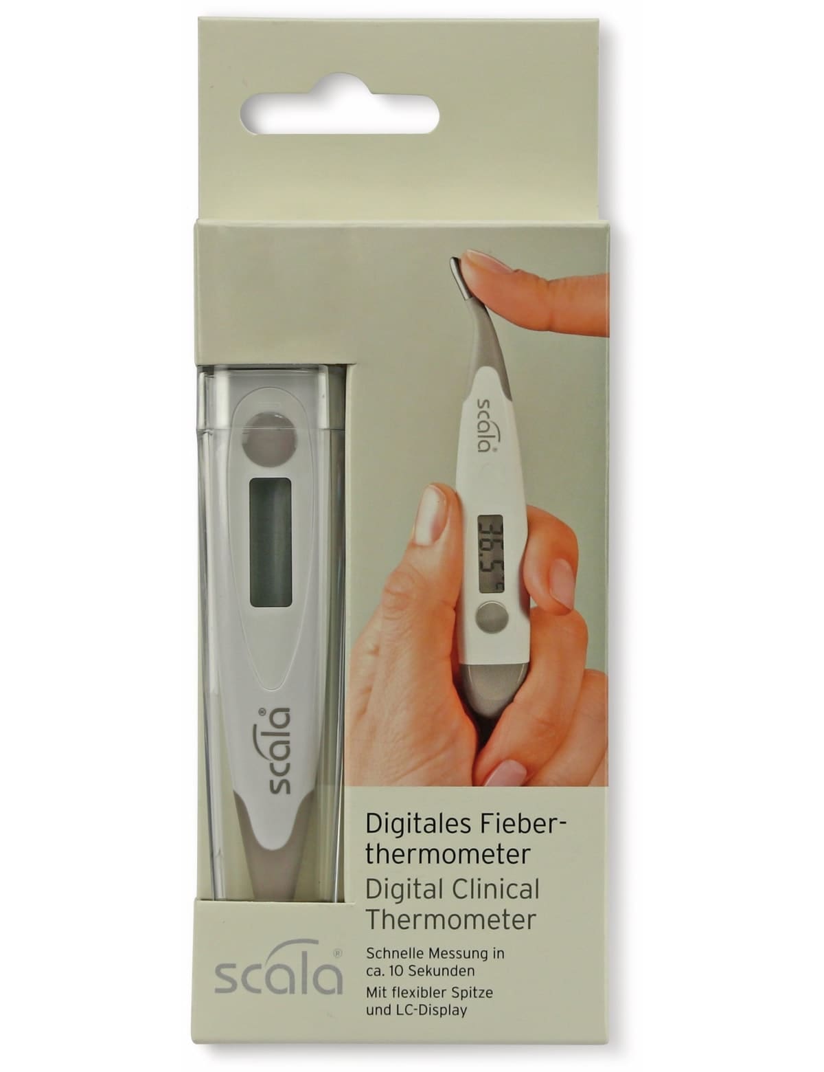 Scala Fieberthermometer SC19 flex, grau