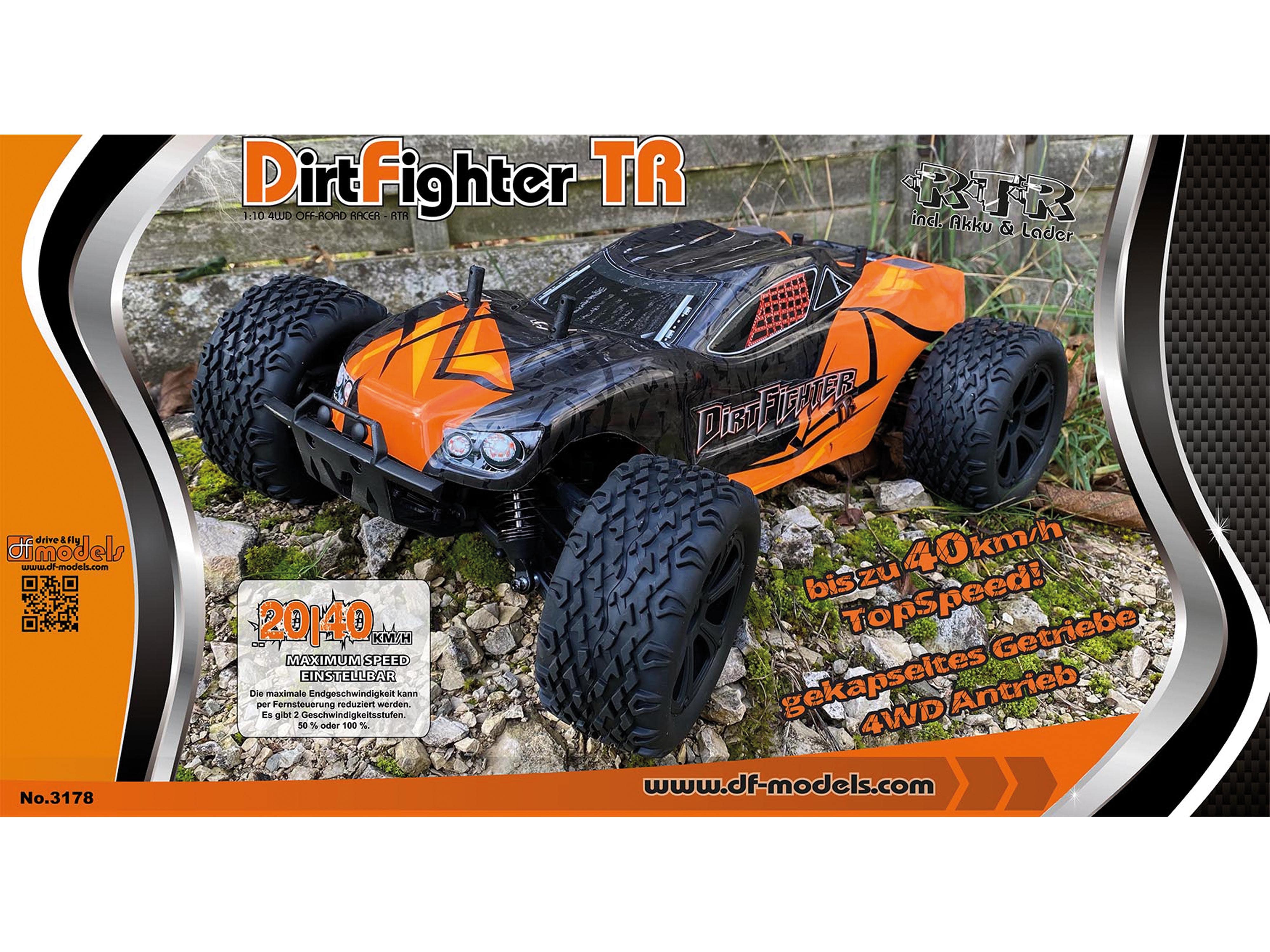 DF MODELS Truck DirtFighter TR, 1:10 RTR, 4WD, 3178