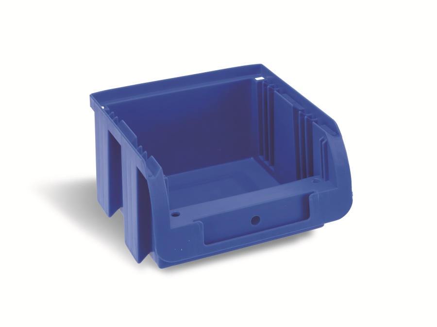 ALLIT Stapelsichtbox ProfiPlus Compact 1, 100x100x60 mm, blau