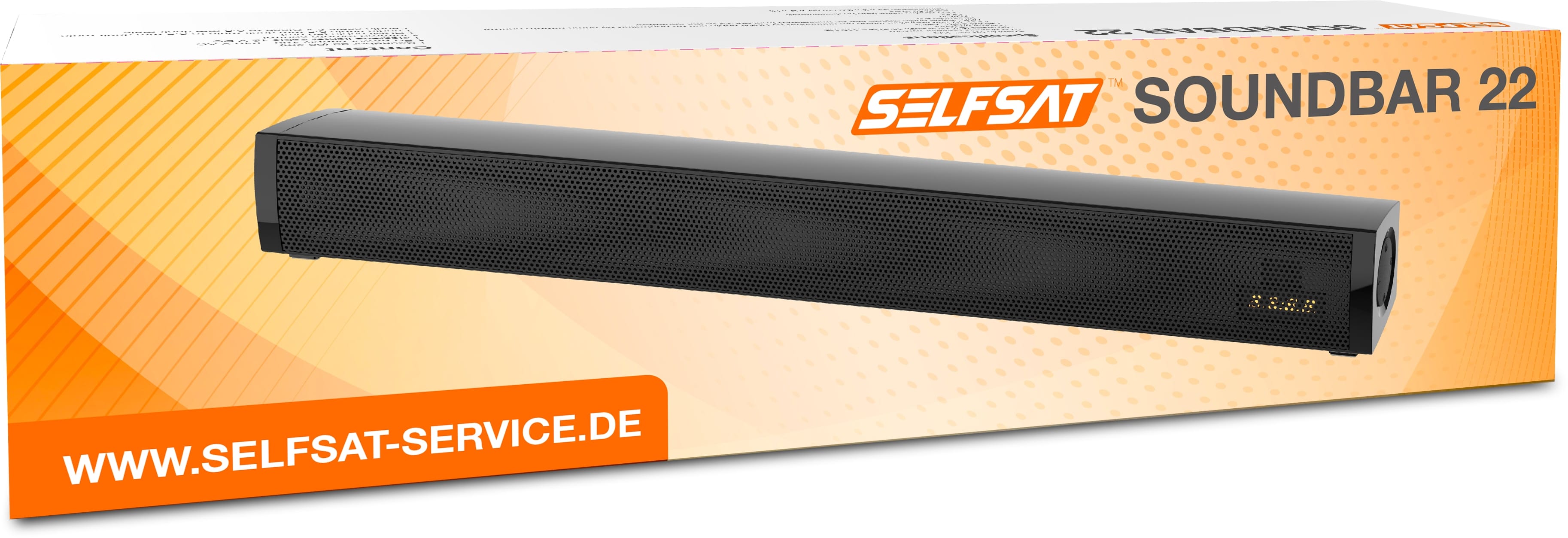 SELFSAT Soundbar 22, 12/230 V, 30 W, schwarz