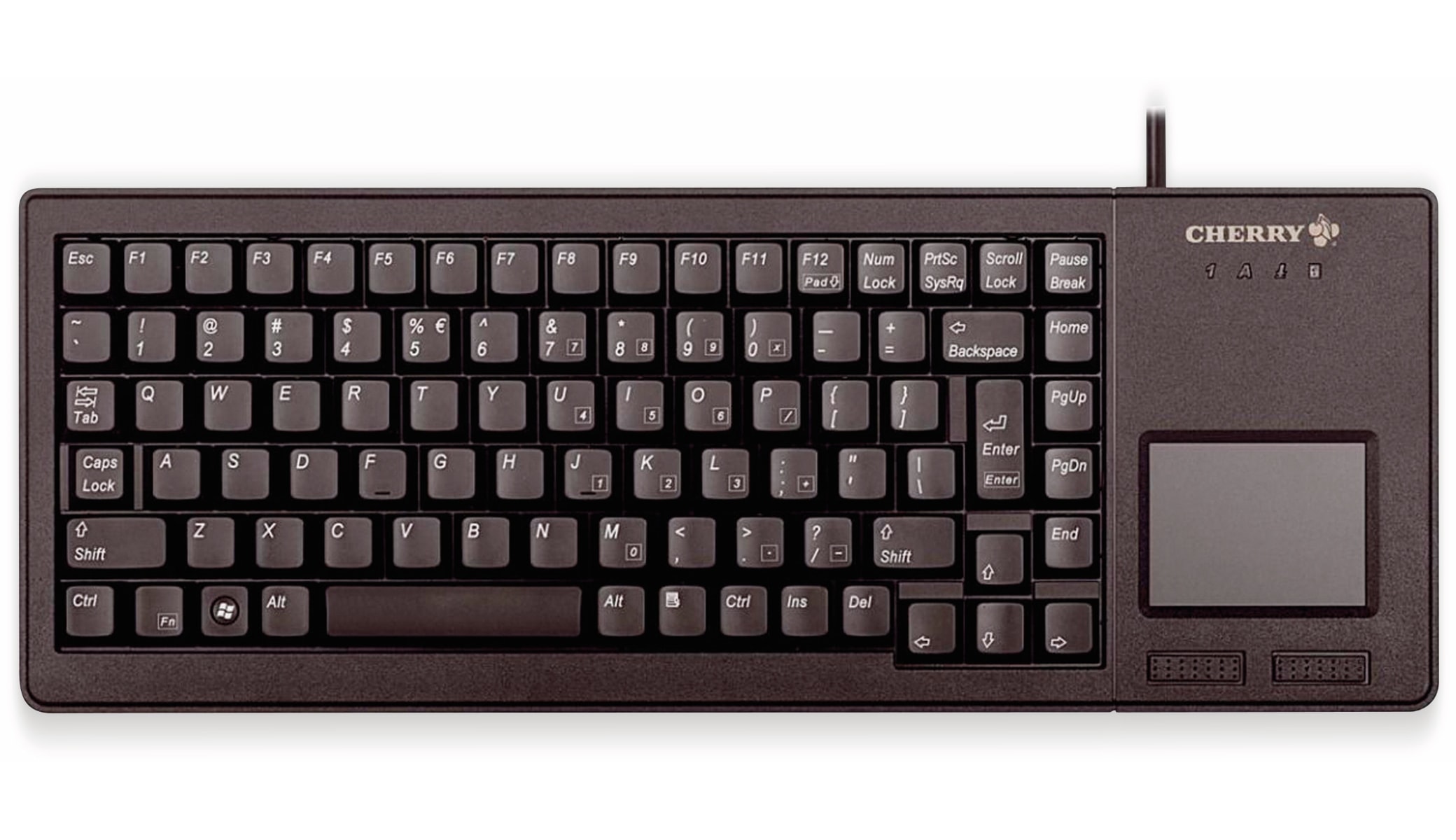 CHERRY USB-Tastatur G84-5500 XS, mit Touchpad, schwarz