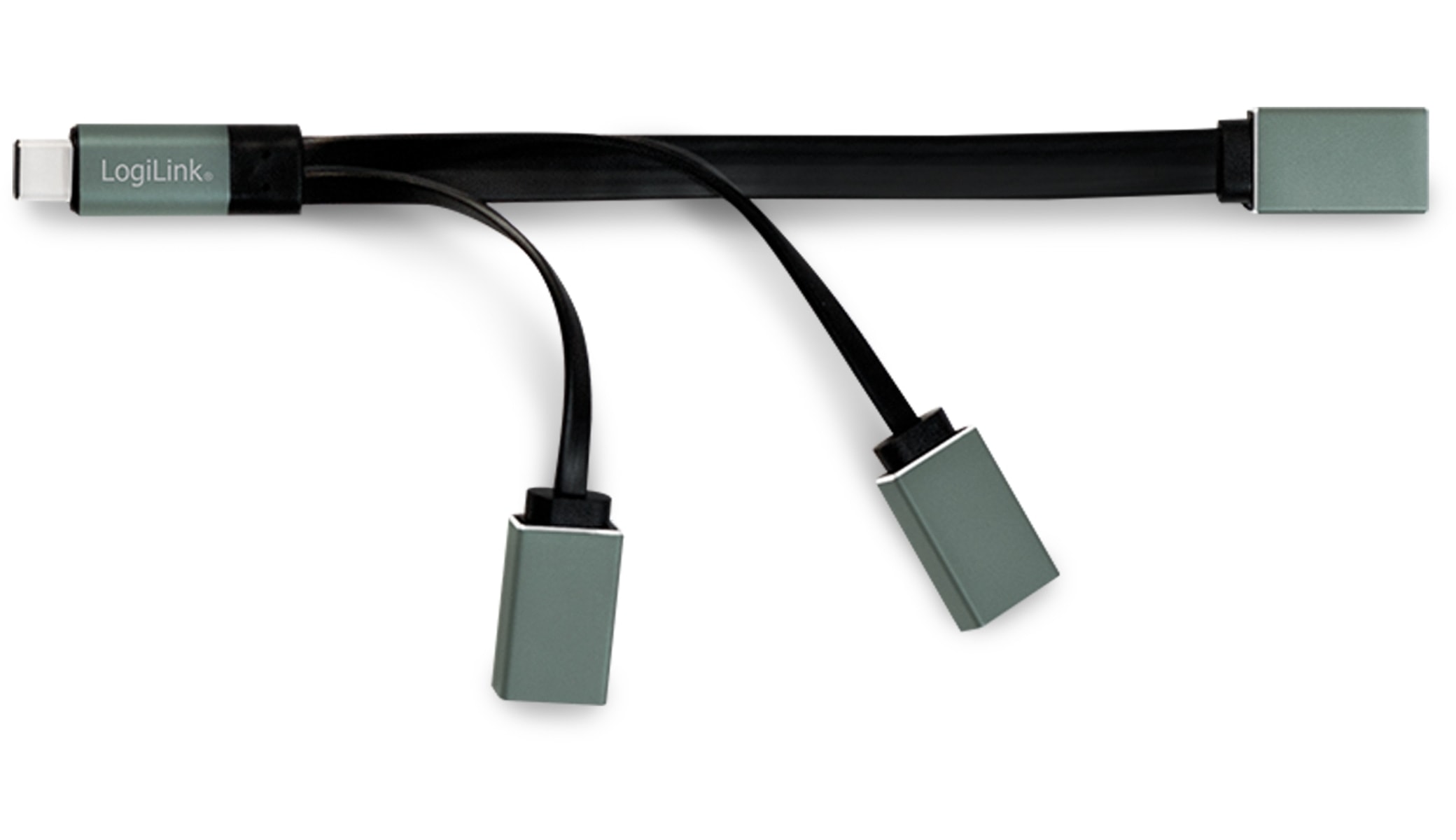 LOGILINK USB-C Hub UA0315, 3-Port, Adapterkabel