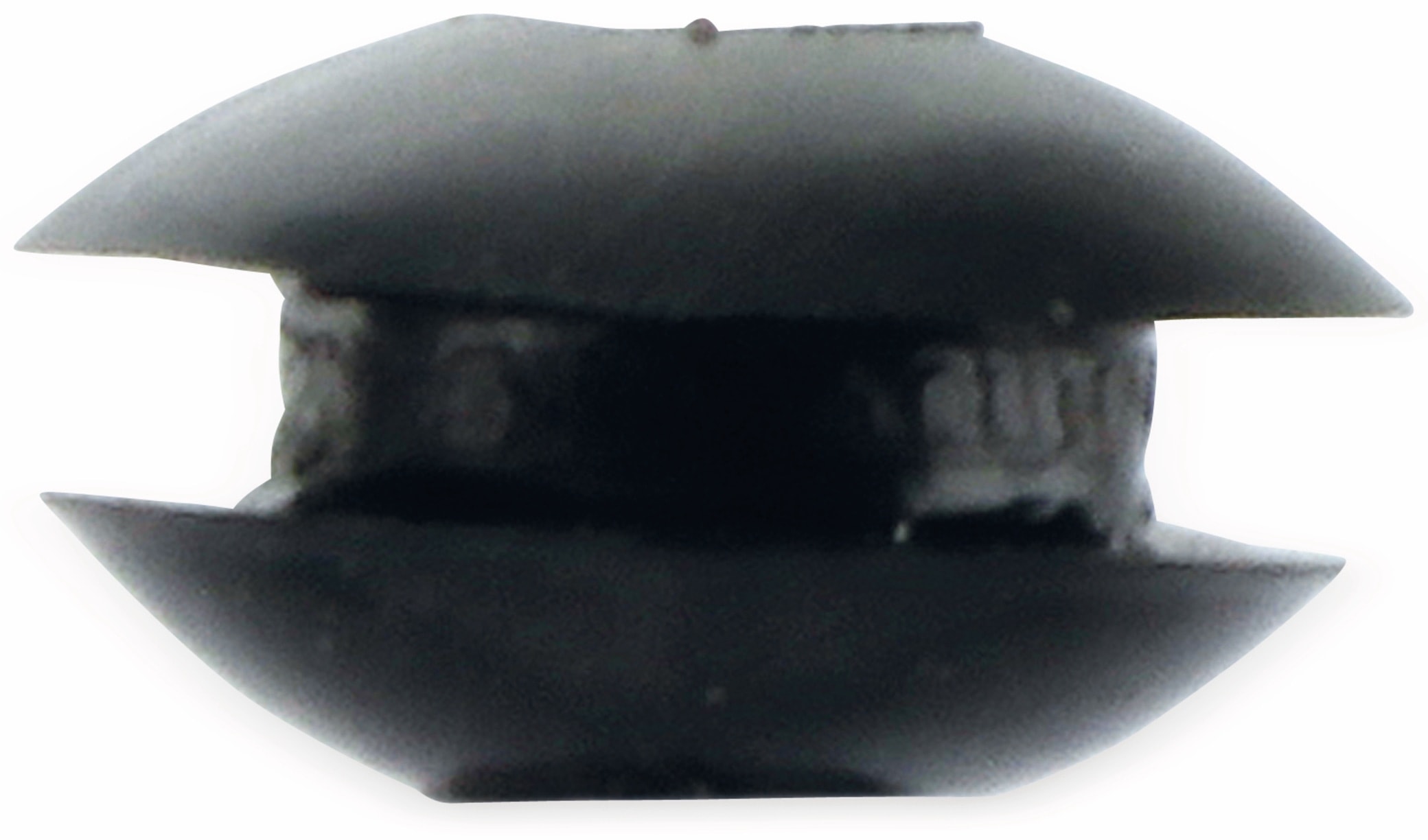 Durchführungstülle, Gummi, 3/8 mm, schwarz, 10 St.