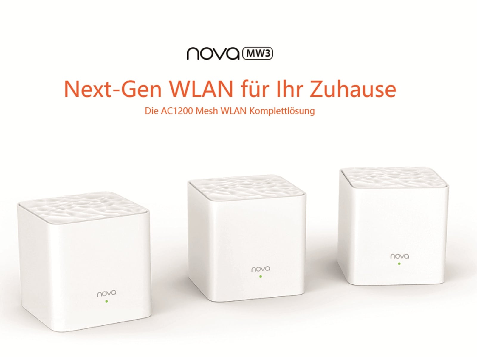 Tenda Mesh-Router Nova MW3-3, 3 Geräte