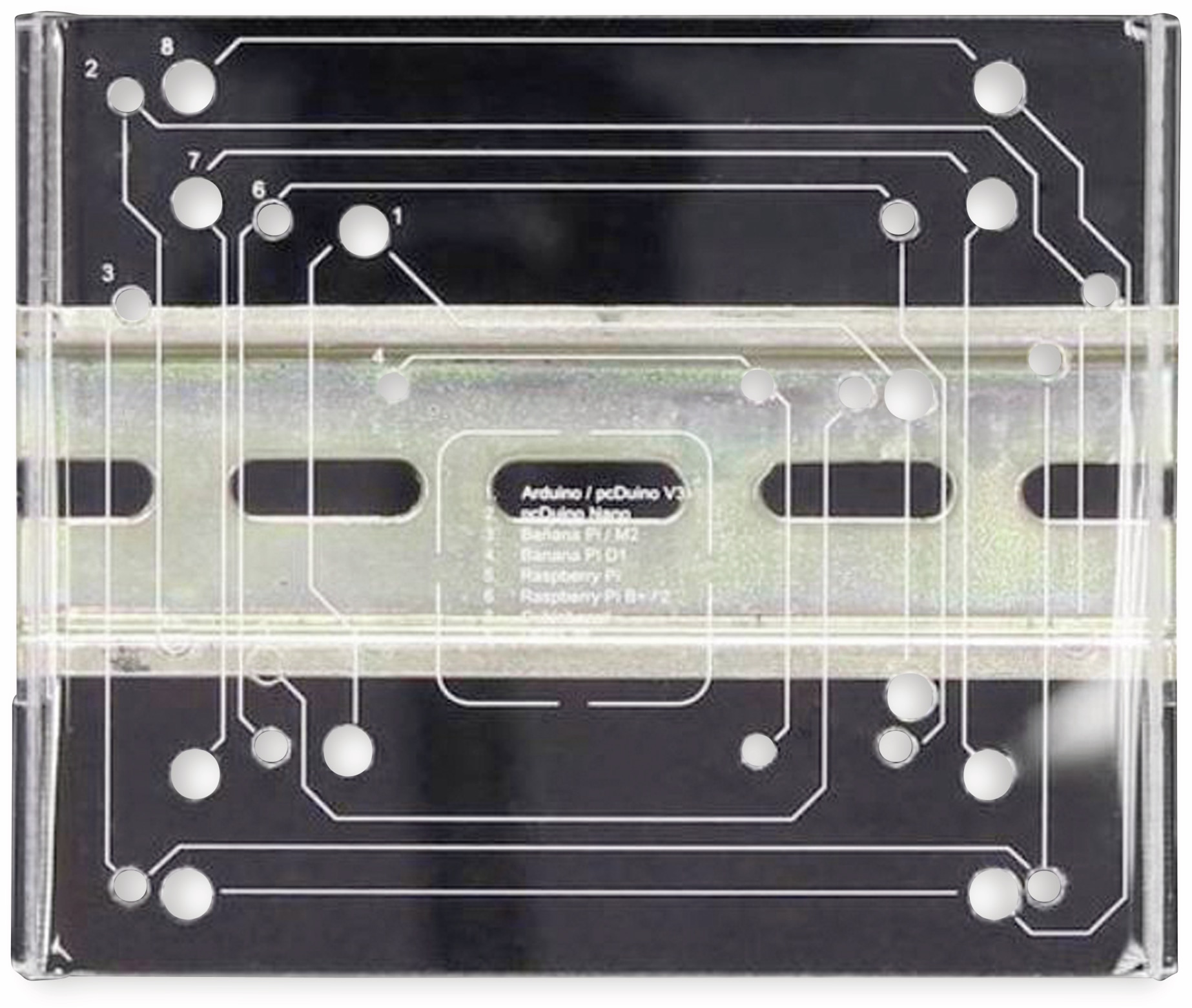 JOY-IT Din Rail Halterung für Einplatinencomputer, VESA 75