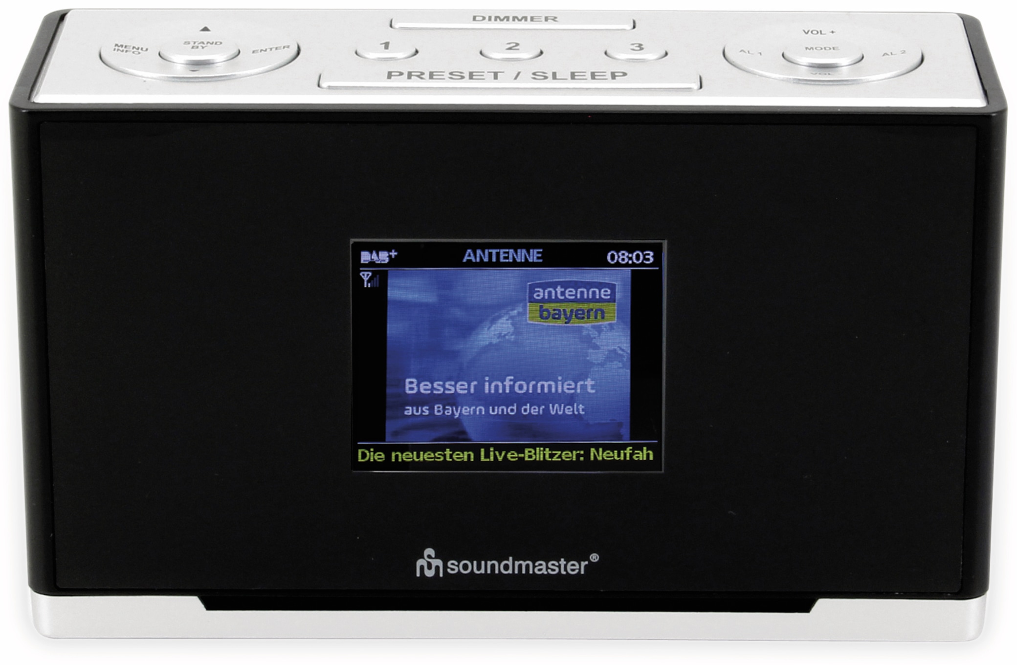 SOUNDMASTER DAB+/UKW Radio UR240SW, schwarz