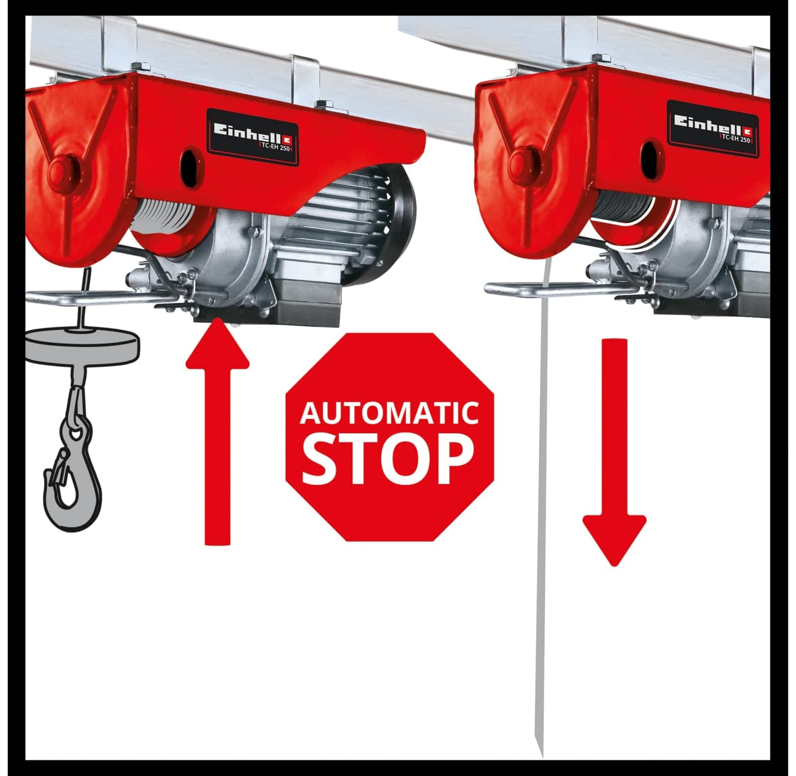 EINHELL Seilhebezug TC-EH 250, 500 W, 250 kg