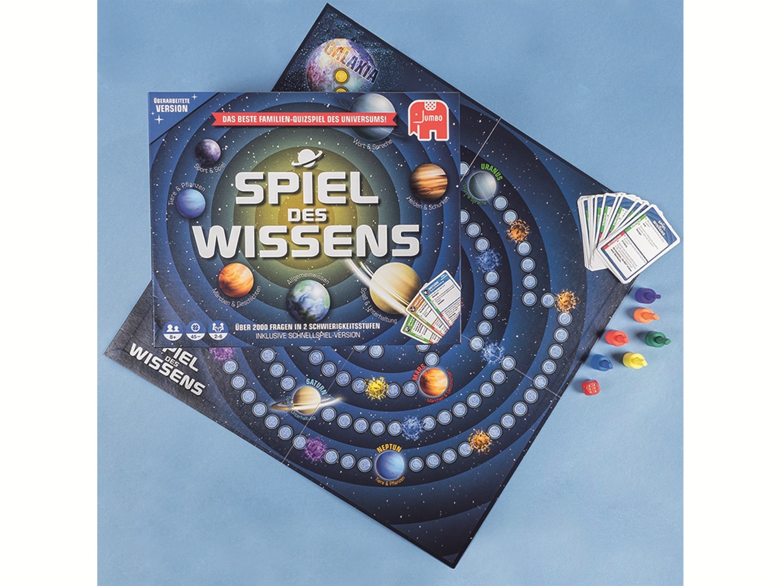 JUMBO Spiele Familienspiel, 19498, Spiel des Wissens