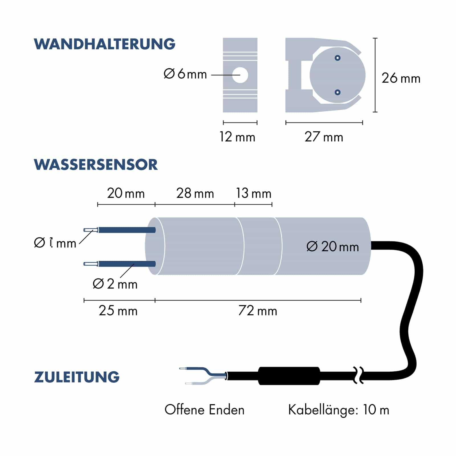 H-TRONIC Wasserpegelschalter WPS 1000, 230 V~