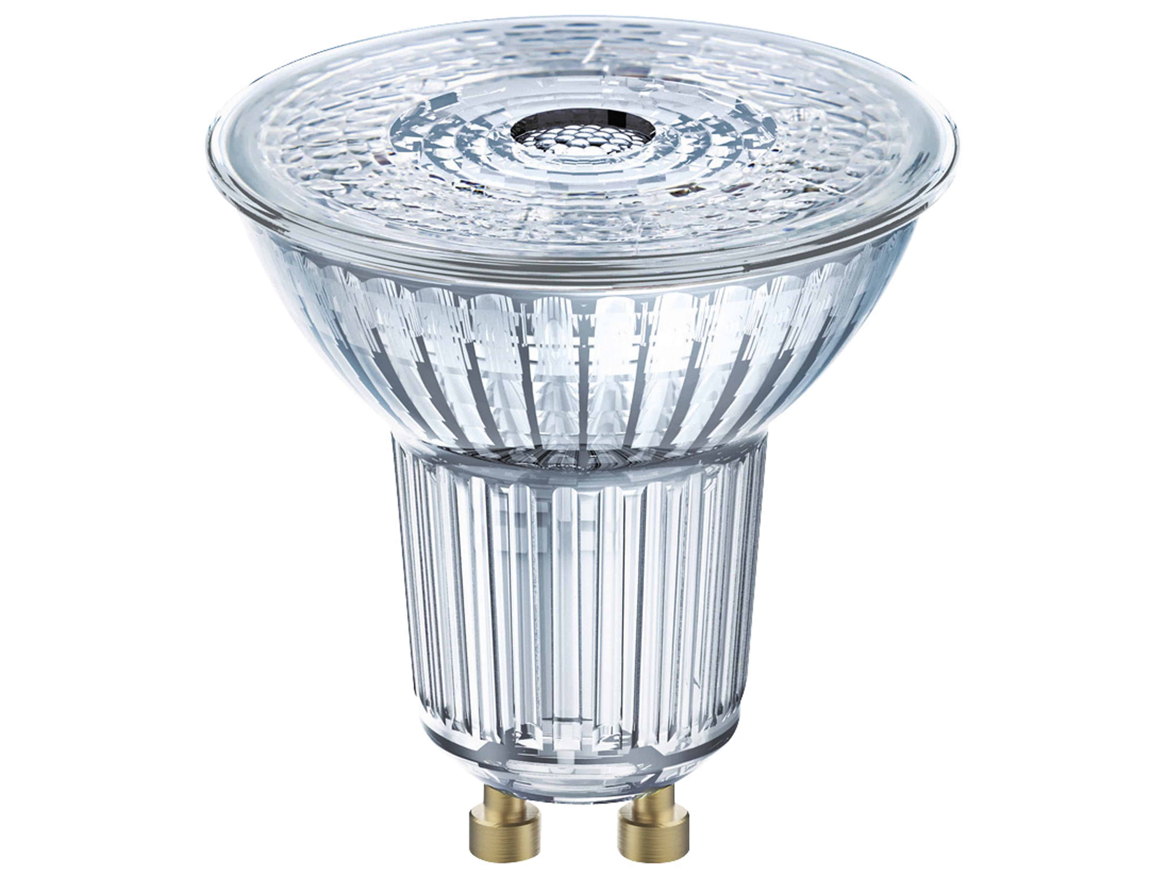 OSRAM LED-Reflektorlampe Star, PAR16, GU10, EEK: F, 4,3 W, 350 lm, 2700 K, 5 Stück