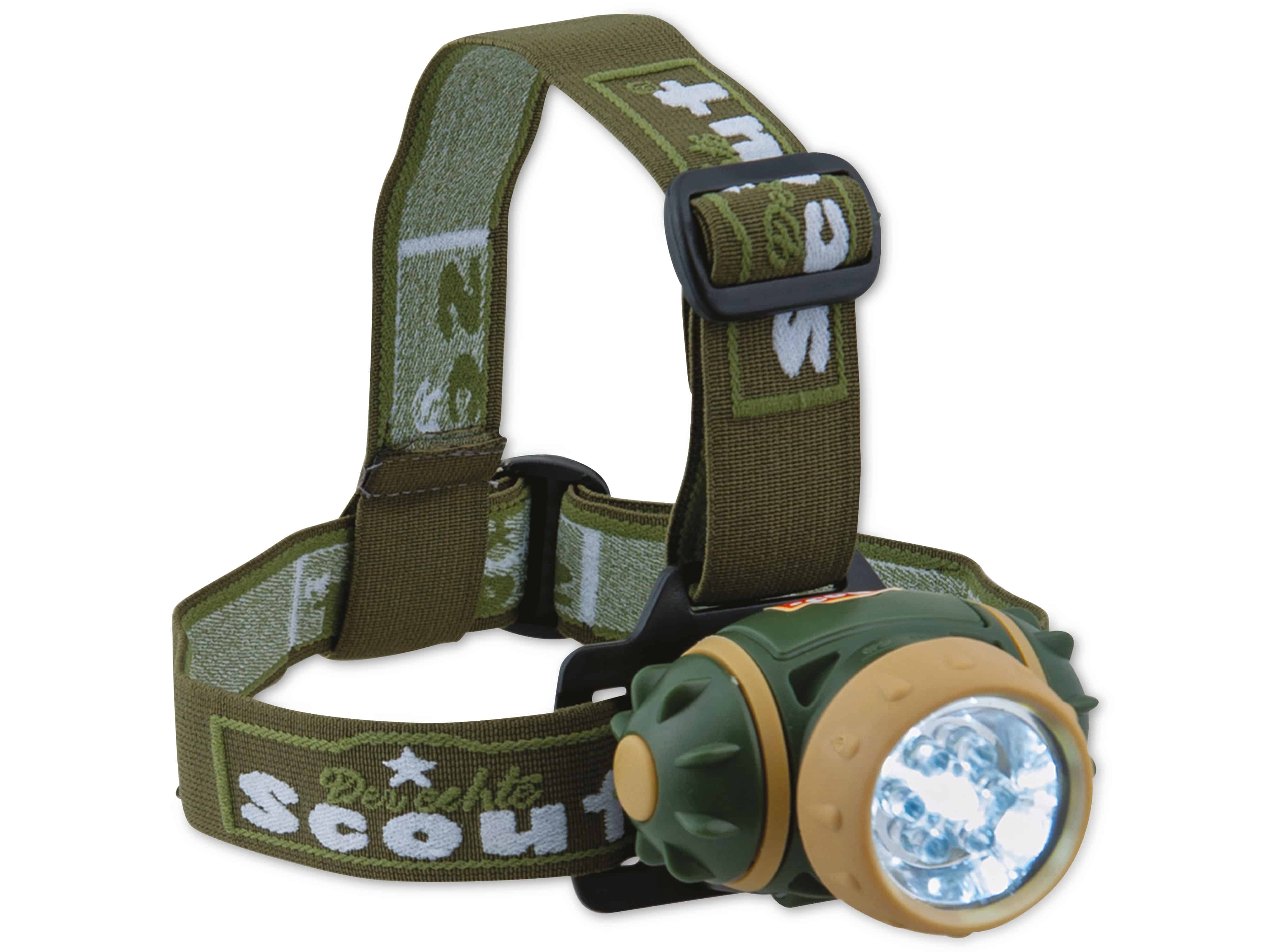 SCOUT LED-Stirnlampe 7 LEDs für Kinder, doppeltes Kopfband