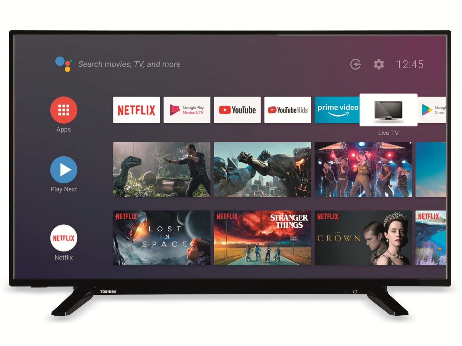 TOSHIBA UA 2063DG LED-TV, 108 cm (43"), 4K/UHD, EEK G