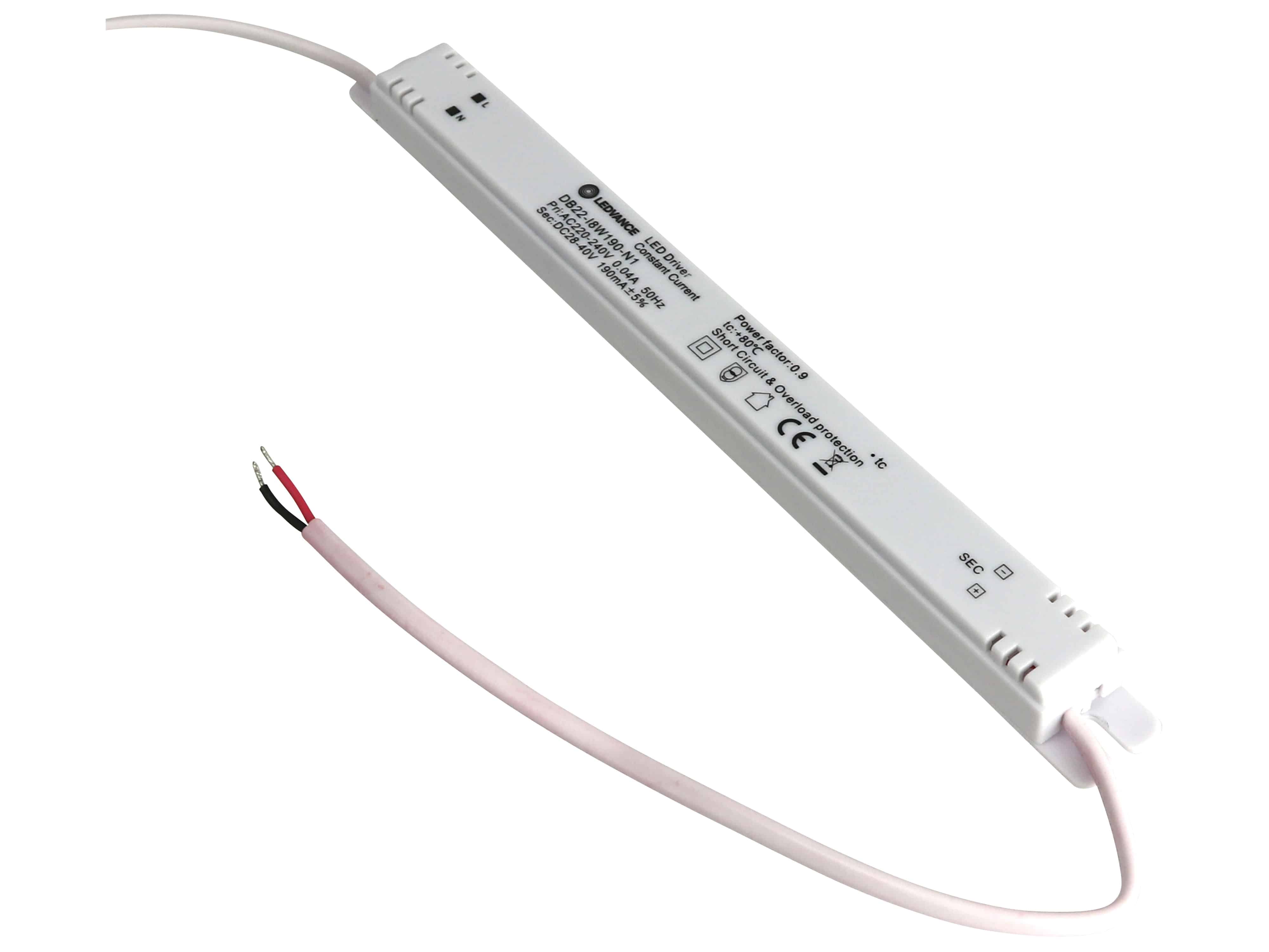 LEDVANCE LED-Schaltnetzteil DB22-18W190-N1, 7,6 W