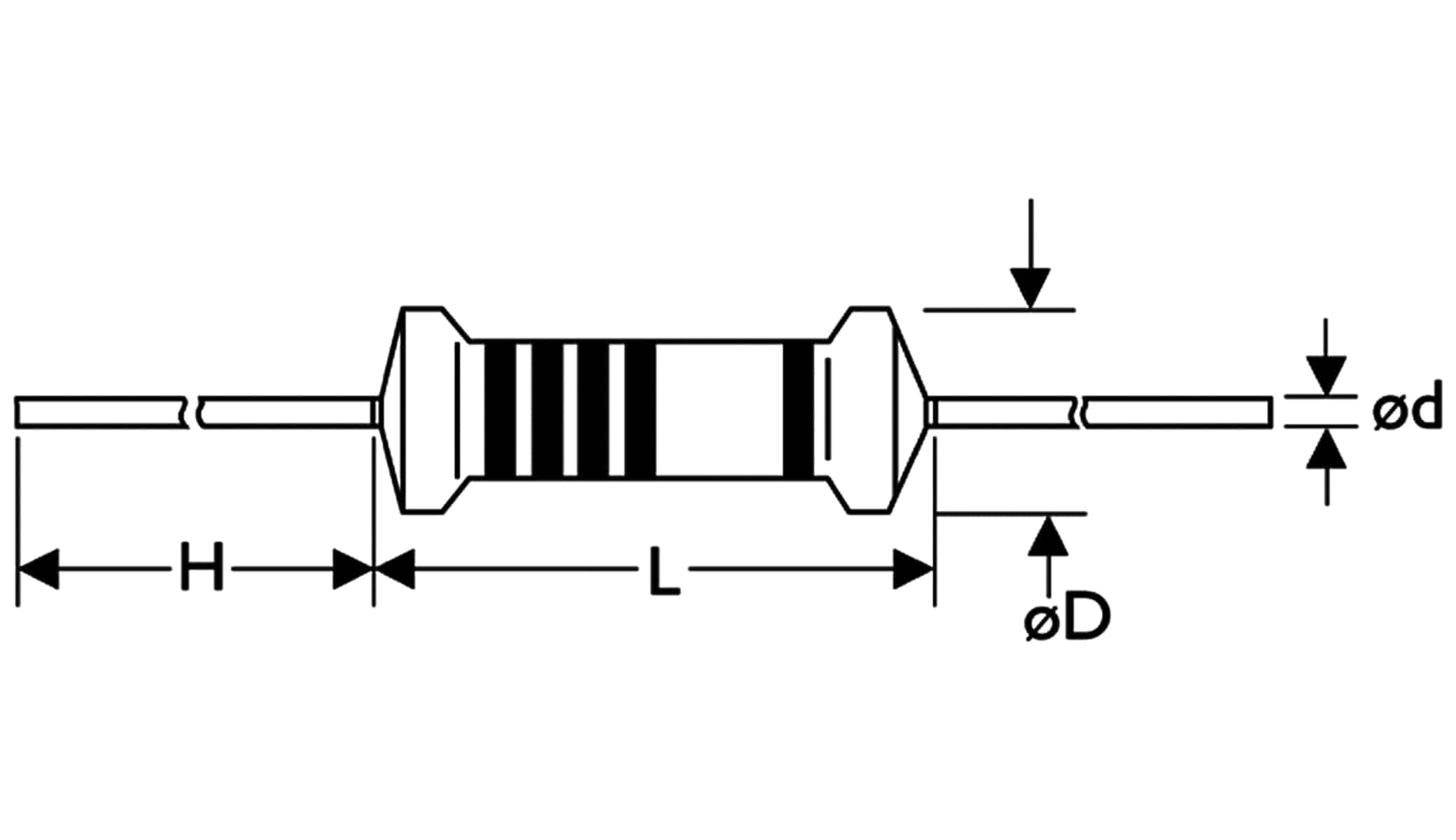 Widerstand, Metallschicht, 33k Ohm, 1/2W 1%, 50 Stück