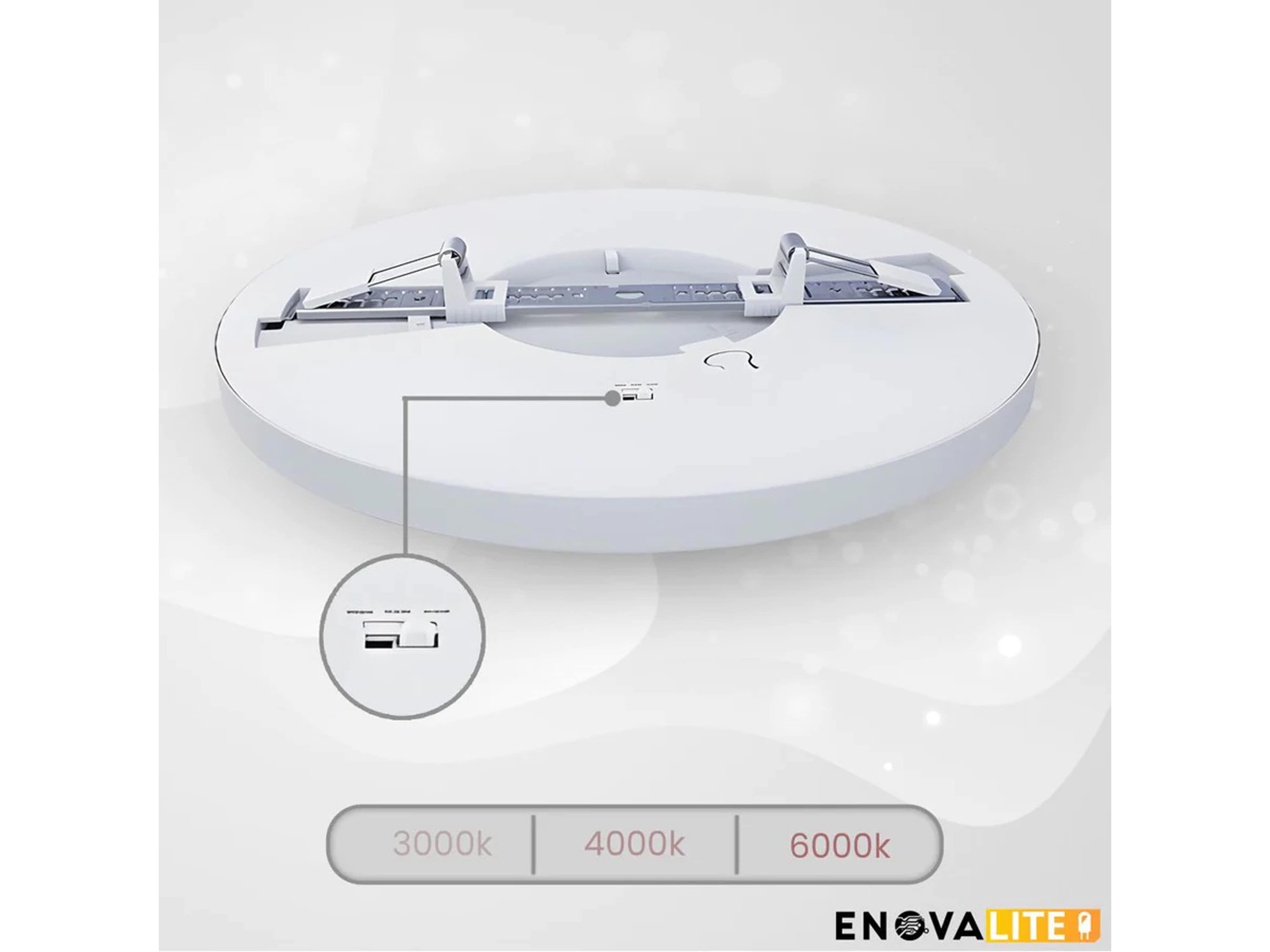 ENOVALITE LED-Panel, EEK: F, 18W, 1880lm, CCT, ø225