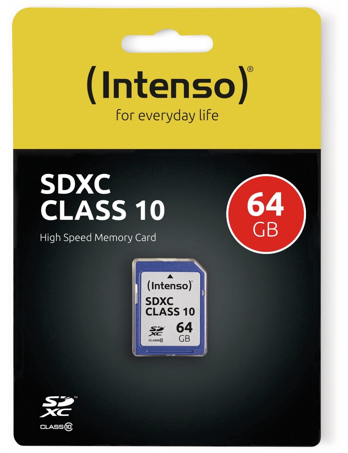 INTENSO SDXC Card 3411490, 64 GB, Class 10