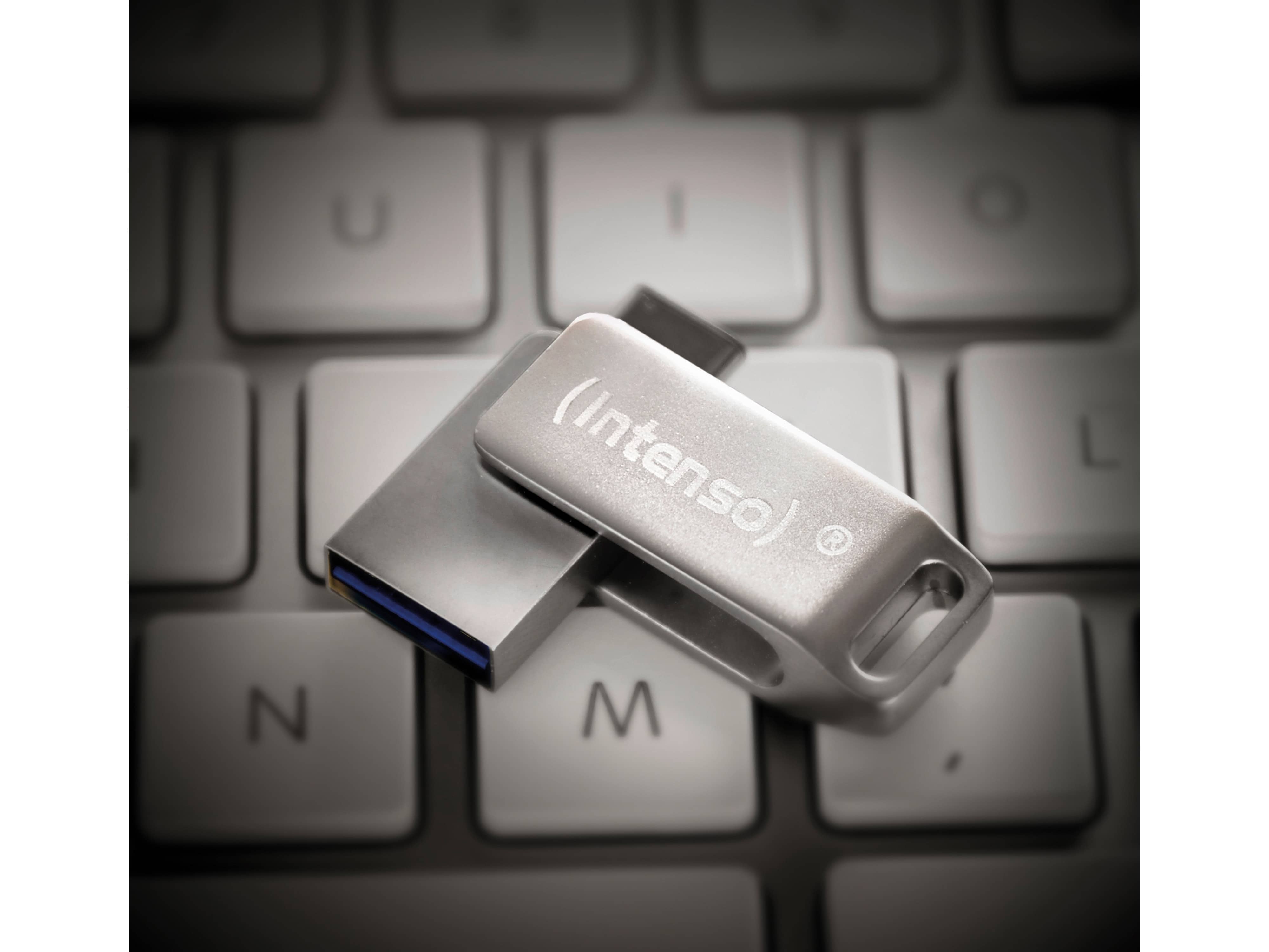 INTENSO USB 3.2 cMobile Line, 128 GB, silber