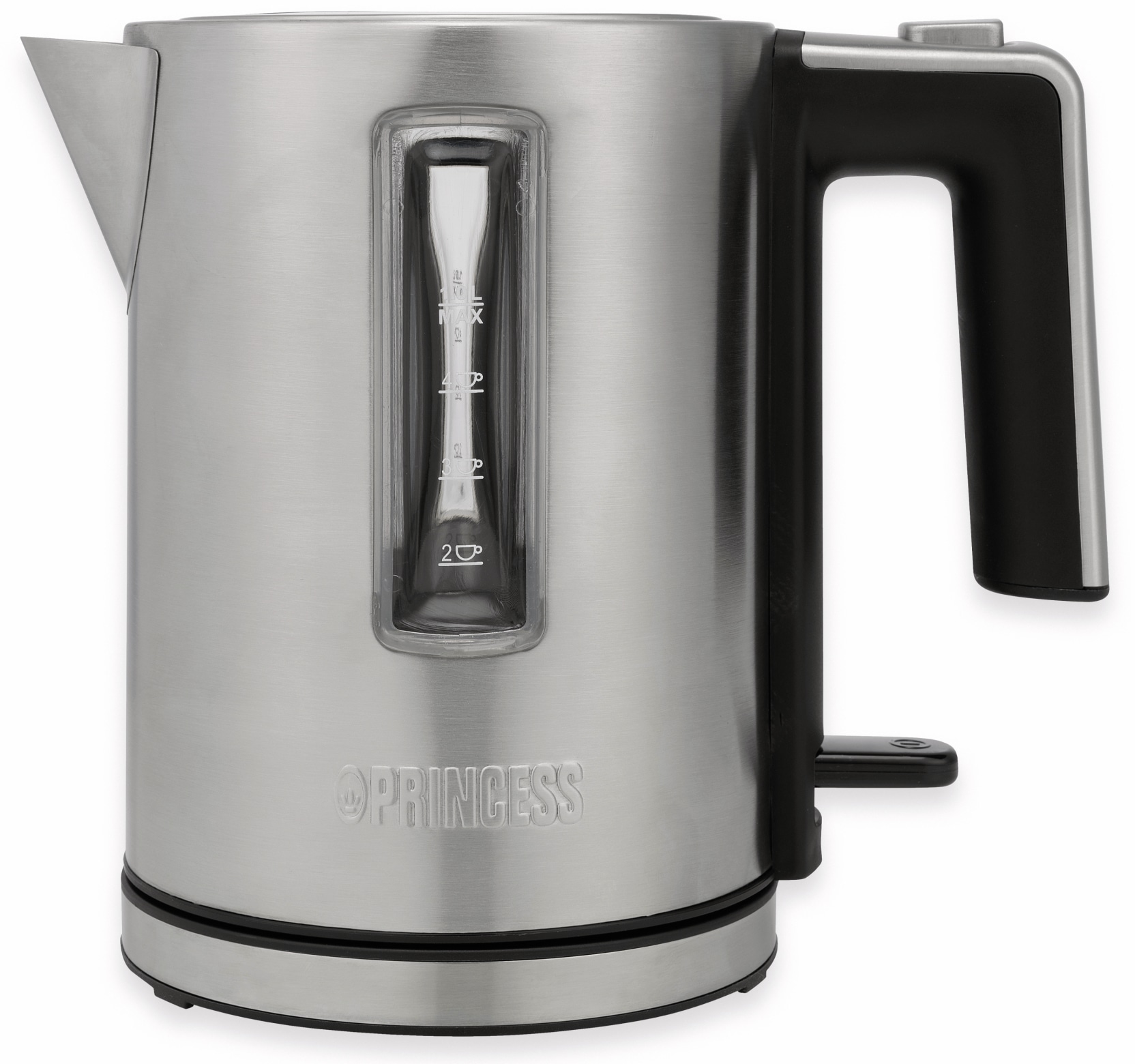 PRINCESS Wasserkocher 236045 Deluxe, 1 L, 2200 W, Edelstahl