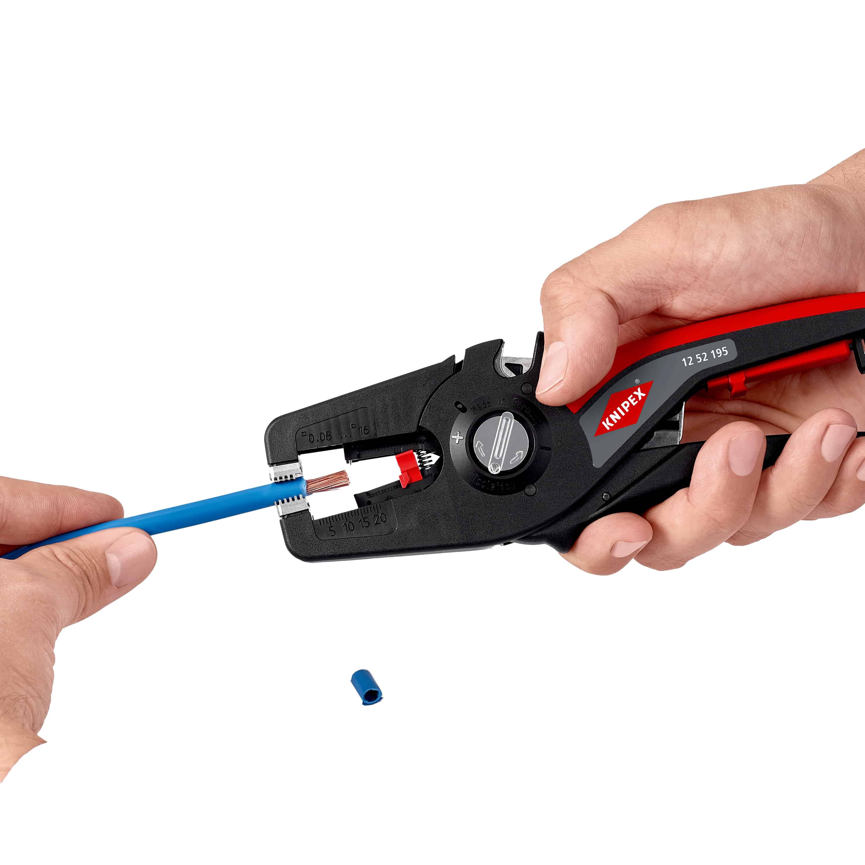 KNIPEX Automatische Abisolierzange PreciStrip16, 12 52 195 SB